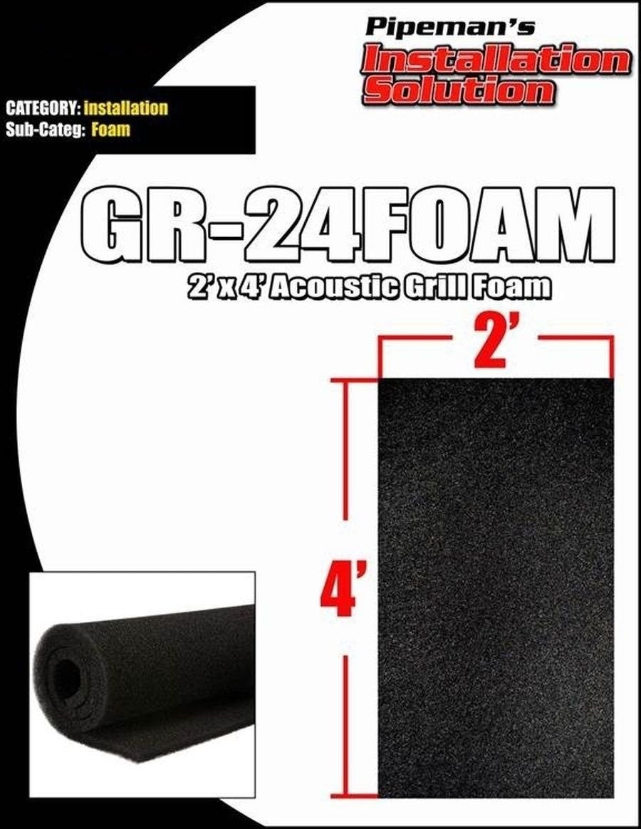 4 pcs DJ Speaker Woofer Cabinet Grill Black Foam 4' x 2' x 3/8'' (L x W x H)
