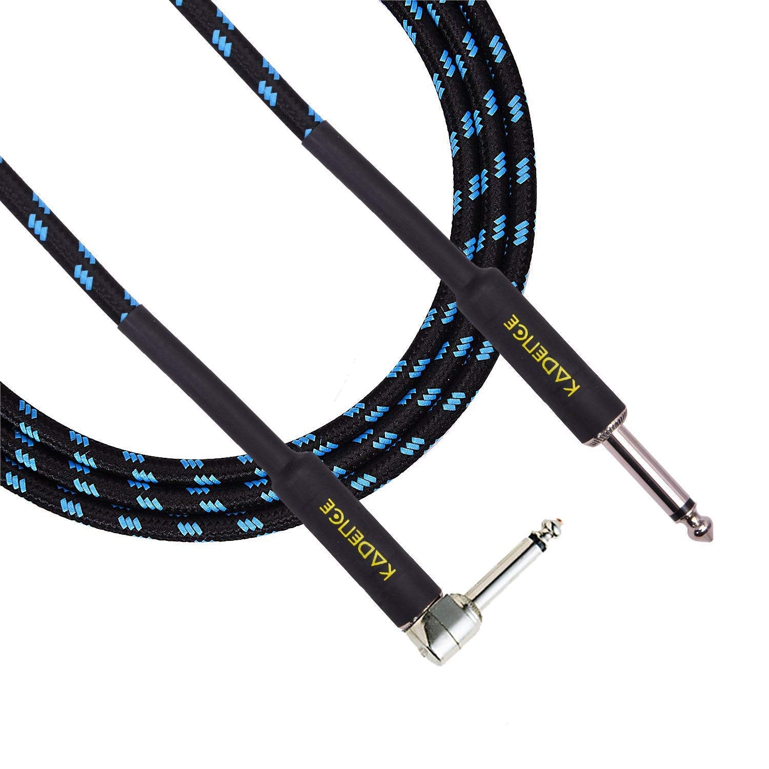Kadence Guitar Cable 10ft(3MTR) Electric Instrument Cable Bass AMP Cord for Electric Guitar, Bass Guitar,Electric Mandolin,Ampli