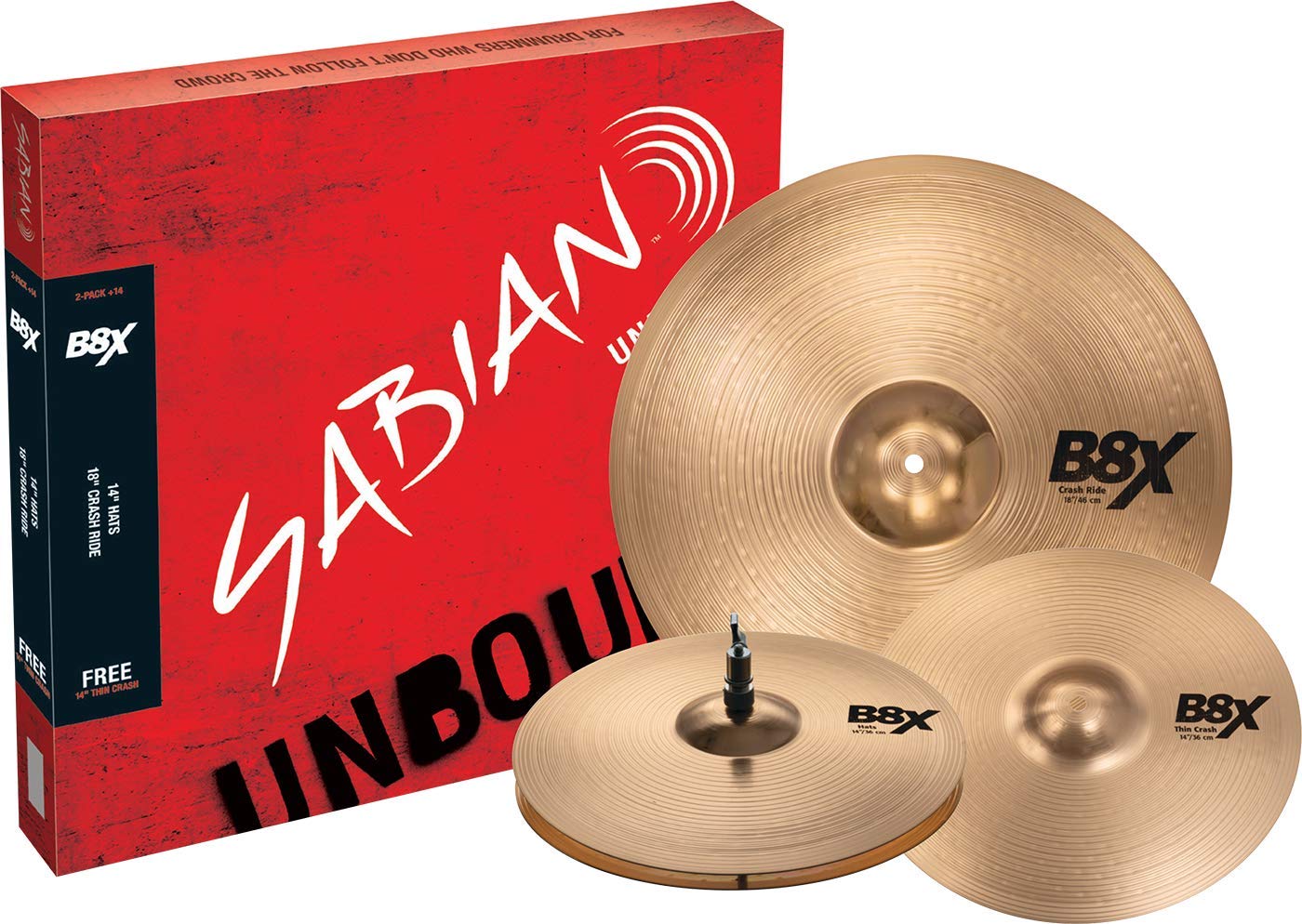 SABIAN B8 2-Pack + 14