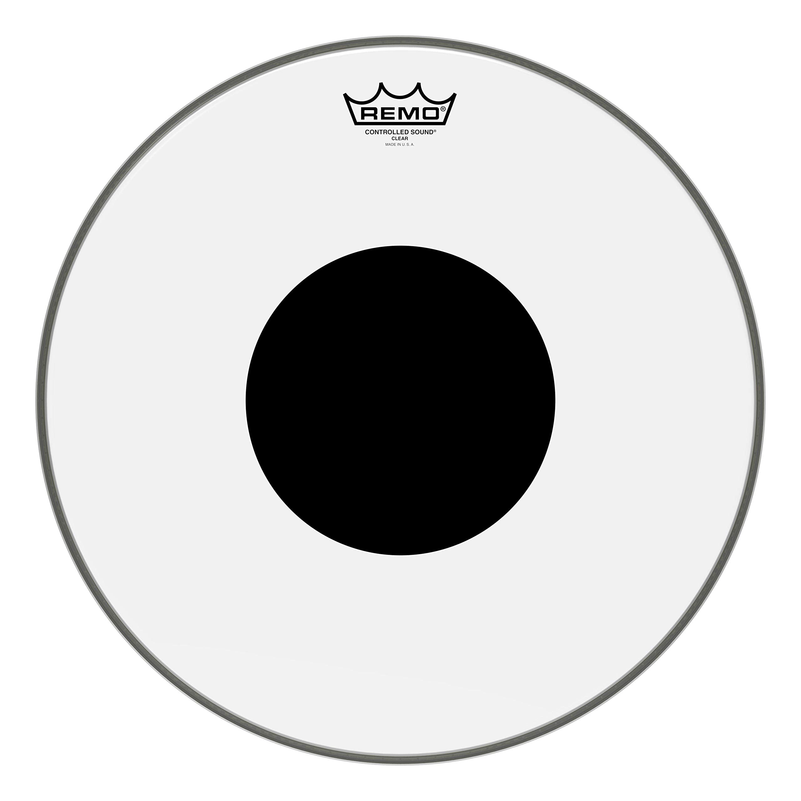 Remo Controlled Sound Clear Drum Head with Black Dot - 16 Inch