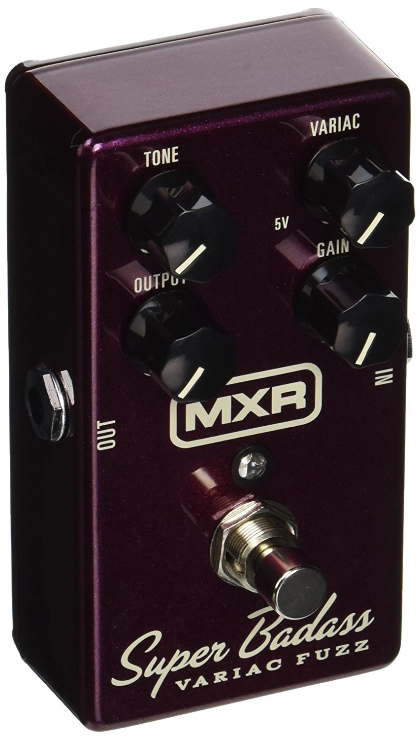 Briskdrop MXR M236 Super Badass Variac Fuzz Pedal Bundle with Dunlop ECB003 Power Supply and MXR Patch Cable