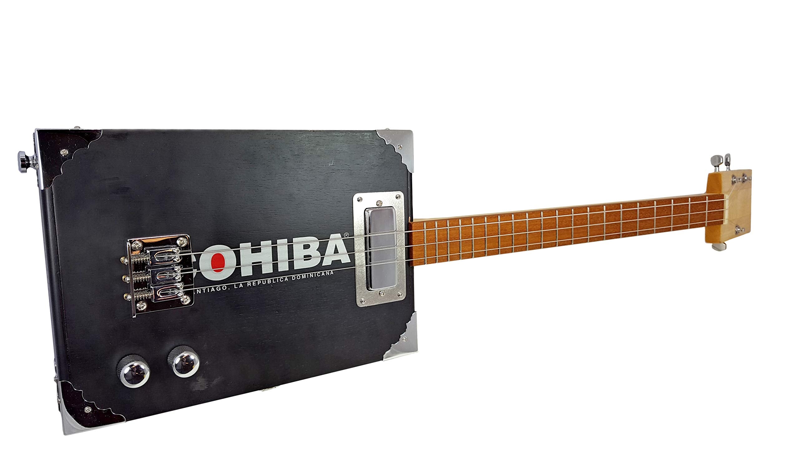 'The Chicago'' Premium Electric 3-String Cigar Box Guitar Kit
