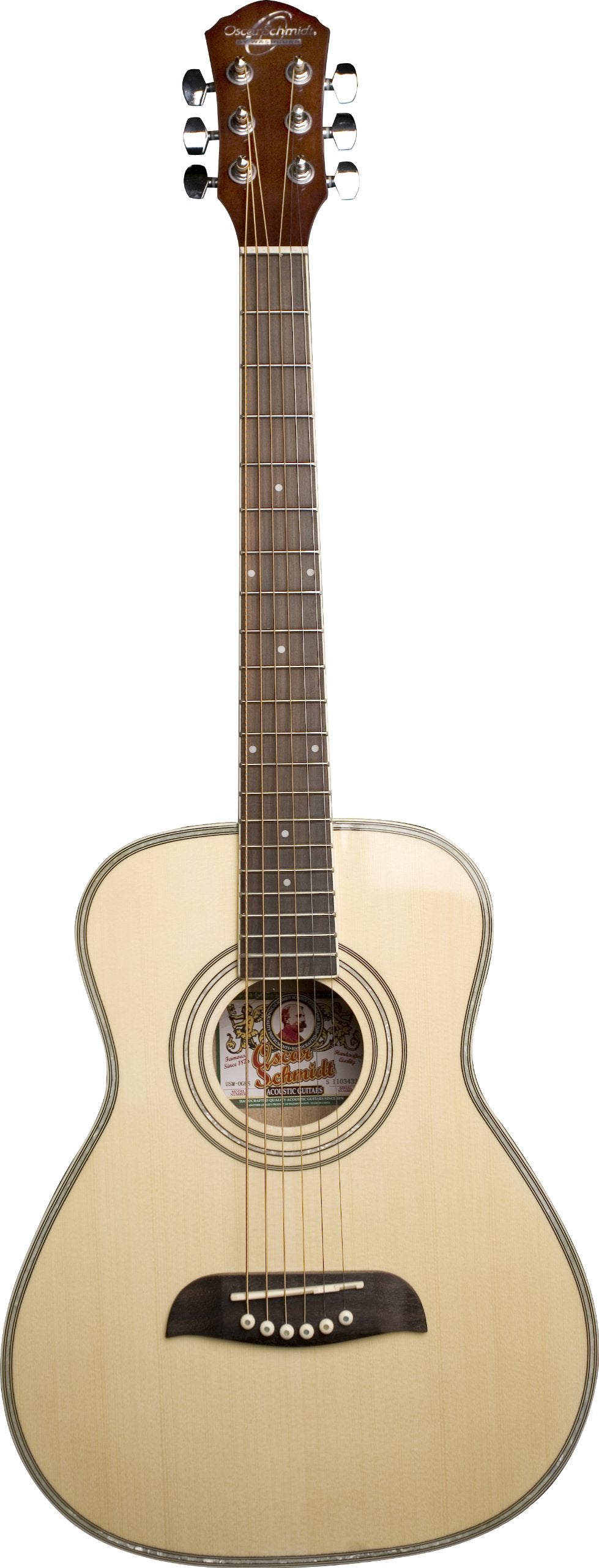 Oscar Schmidt Oghs 1/2 Size Dreadnought Acoustic Guitar (High Gloss)