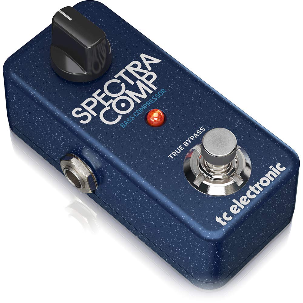 TC Electronic SPECTRACOMP BASS COMPRESSOR Ultra-Compact Multiband Compression Pedal for Bass with Built-In TonePrint Technology