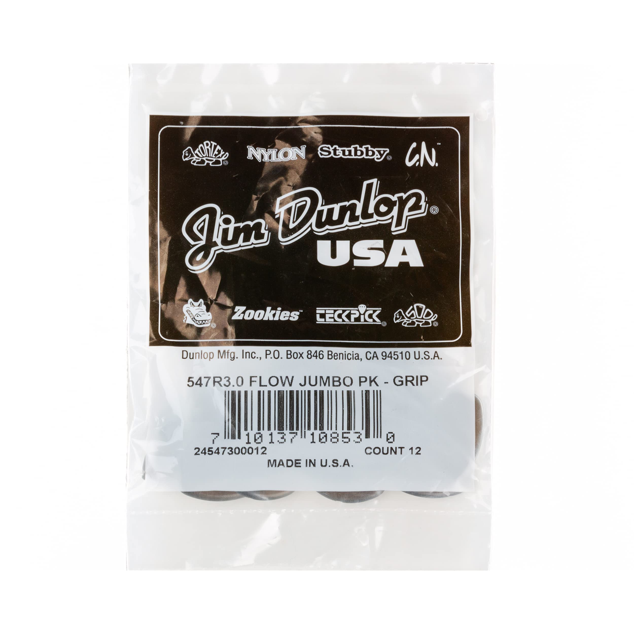 Jim Dunlop Flow Jumbo 3.0mm Guitar Picks (547R3.0)