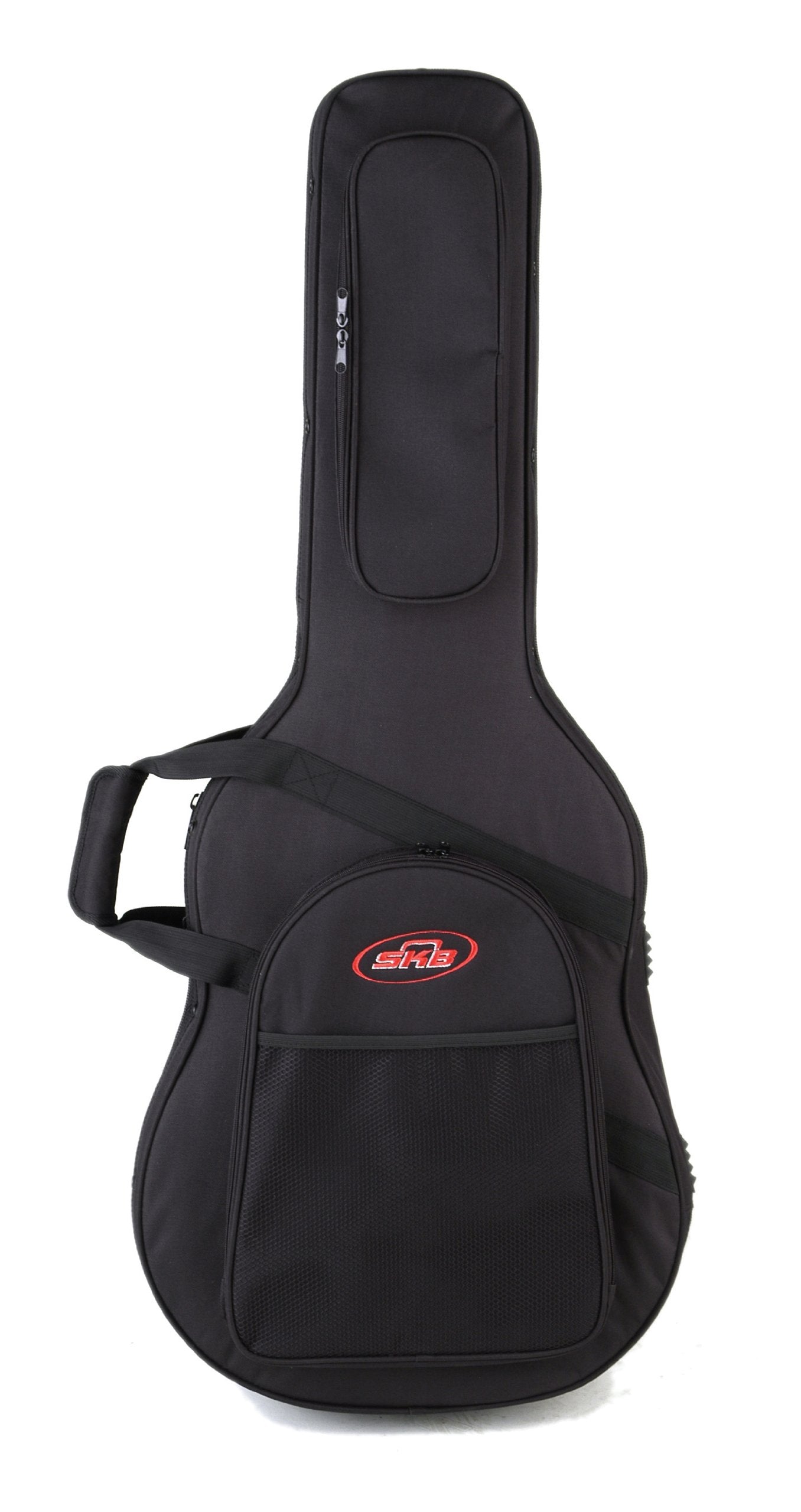 Skb Acoustic Soft Case With Eps Foam Interior/Nylon Exterior, Back Straps,Black