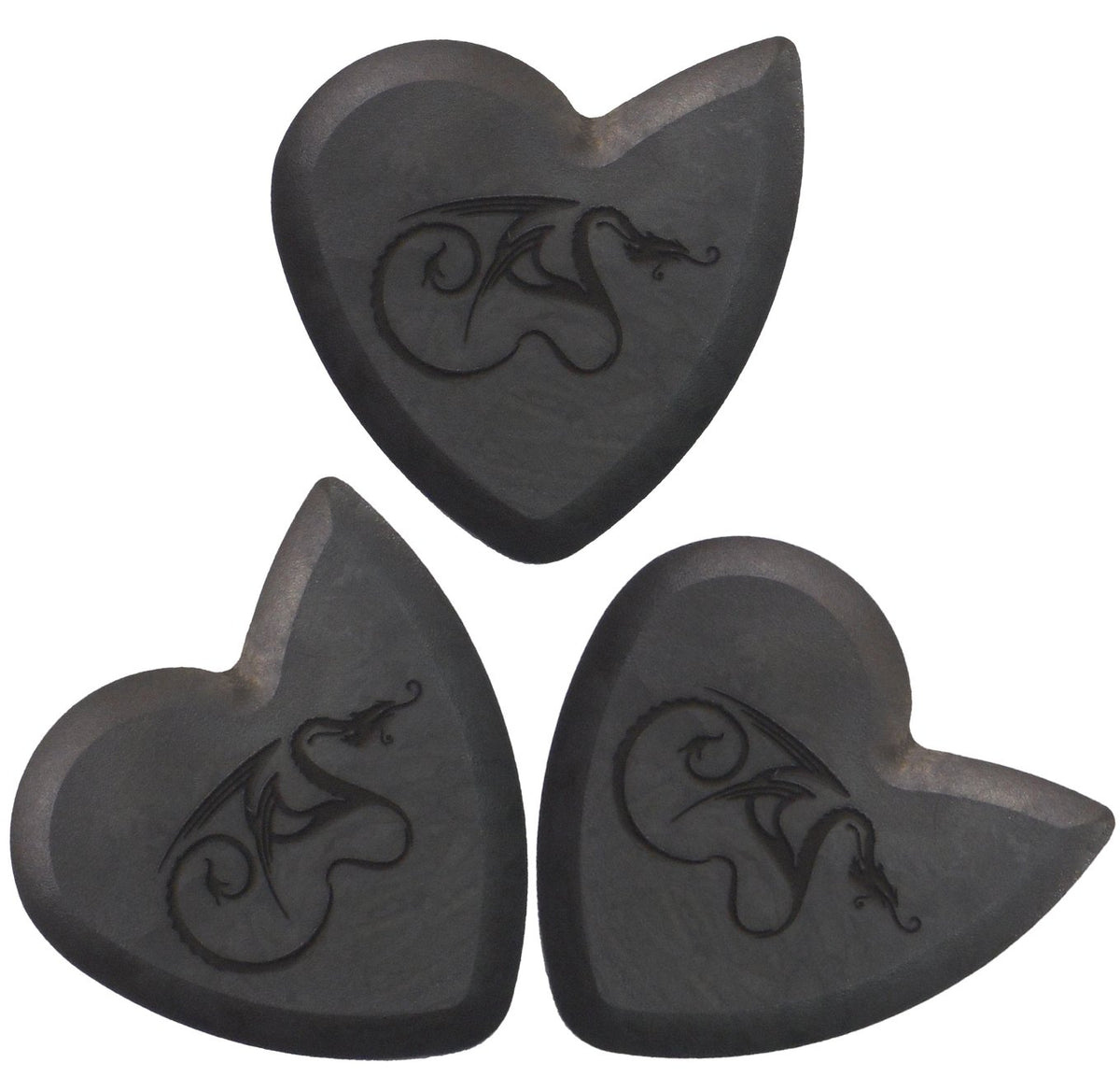 Original Dragon'S Heart Guitar Pick - 1000 Hours Of Durability, 2.5Mm Thickness, Three Pack