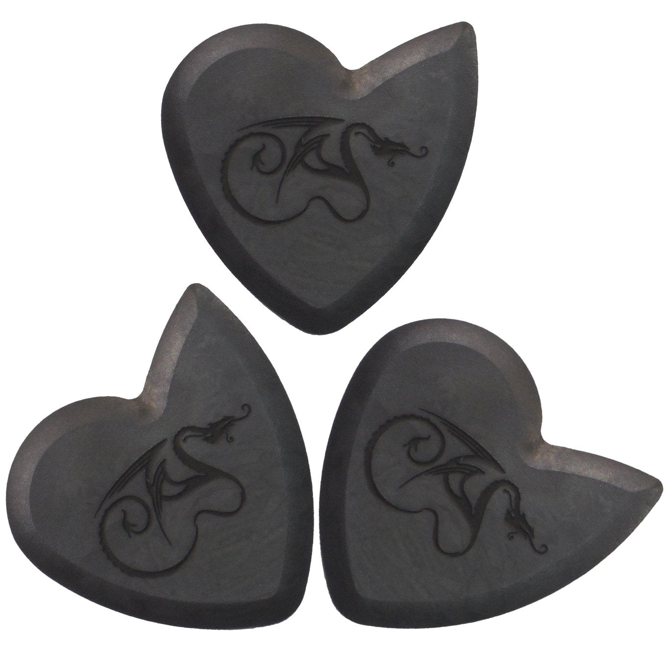 Original Dragon'S Heart Guitar Pick - 1000 Hours Of Durability, 2.5Mm Thickness, Three Pack