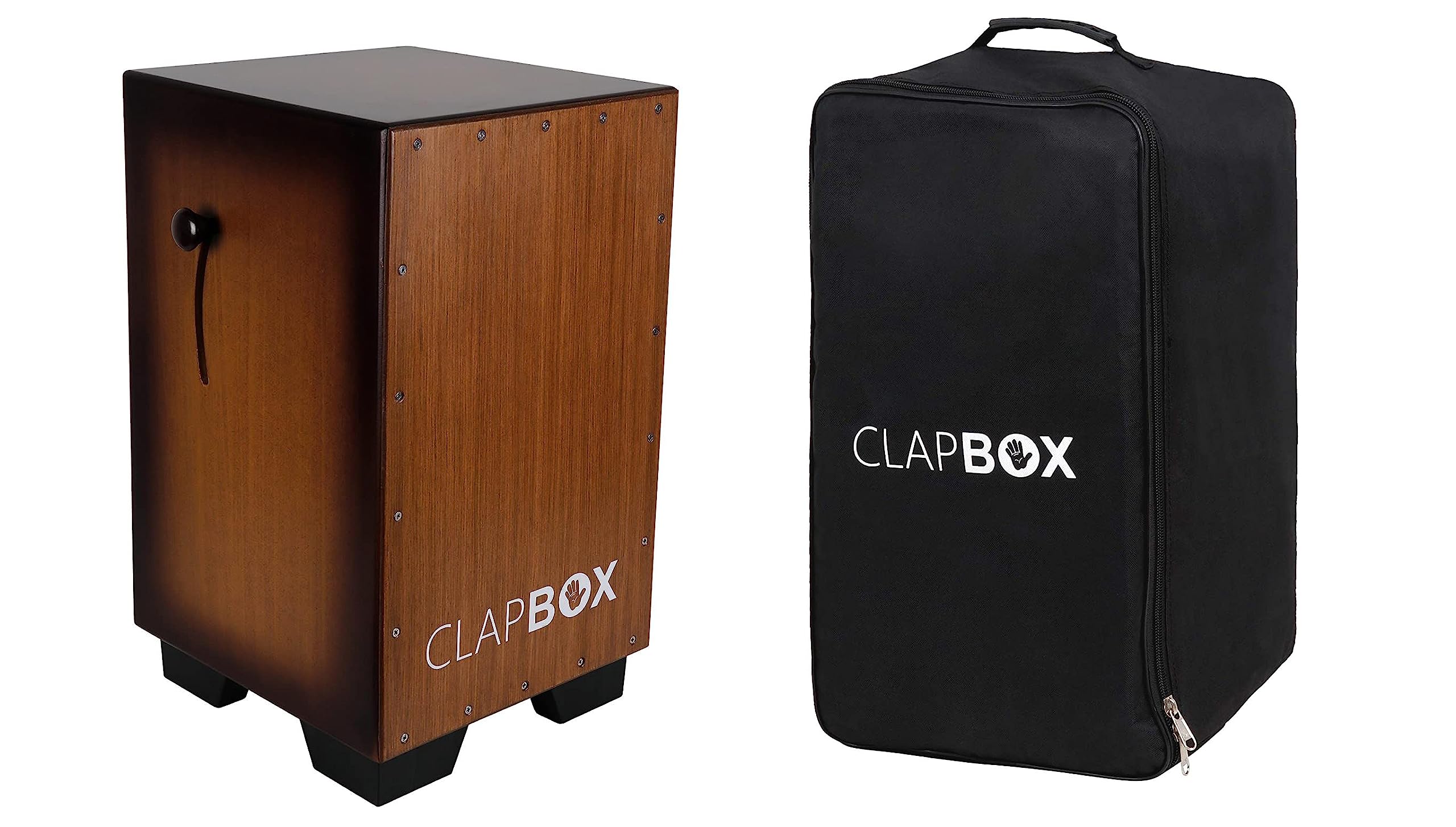 Clapbox Adjustable Snare Cajon Cb65 With Bag- Birch Wood, (H:50 W:30 L:30) - 3 Internal Snare