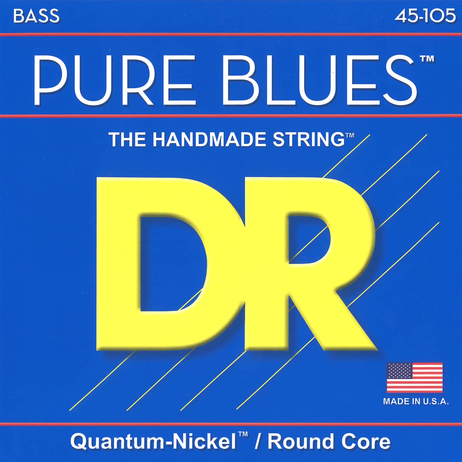 Dr Strings Pure Blues Bass Guitar Strings (Pb-45), Silver