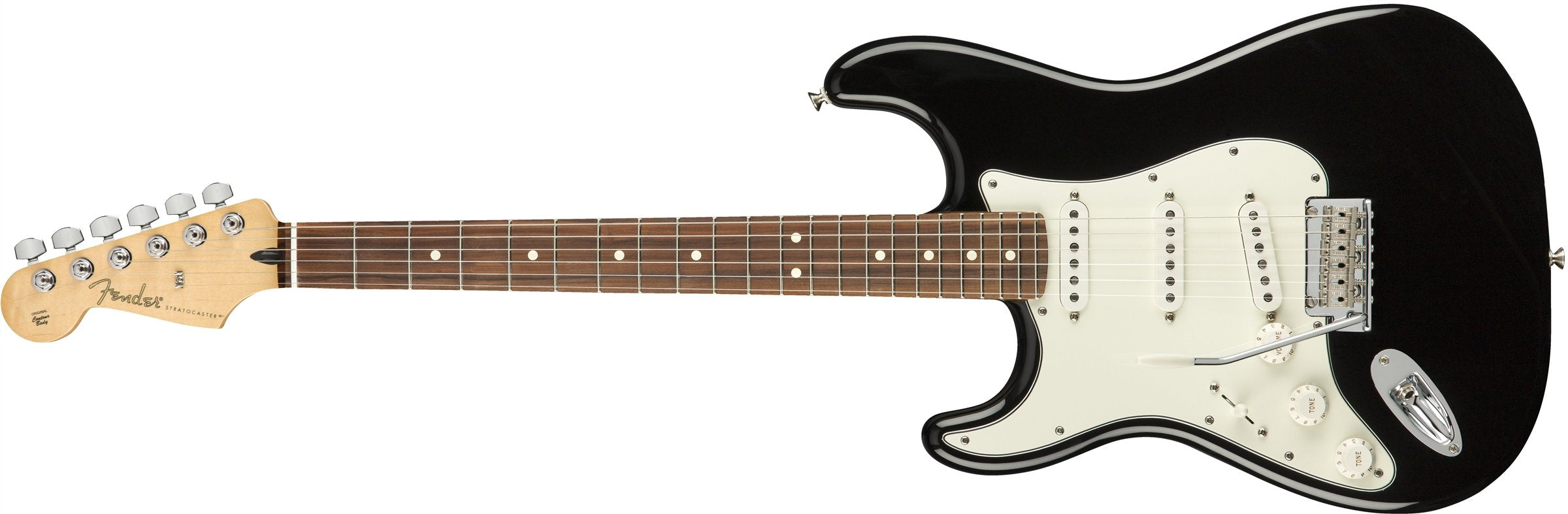 Fender Player Stratocaster Sss Electric Guitar, Black, Pau Ferro Fingerboard, Left-Handed