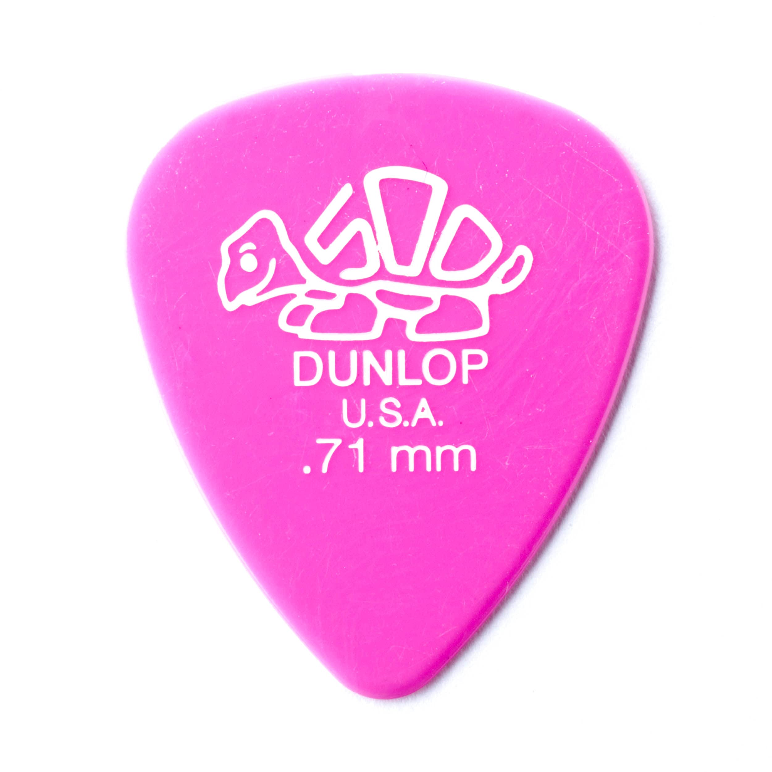Jim Dunlop 41R71 Delrina, Pink, 71Mm, 72Bag