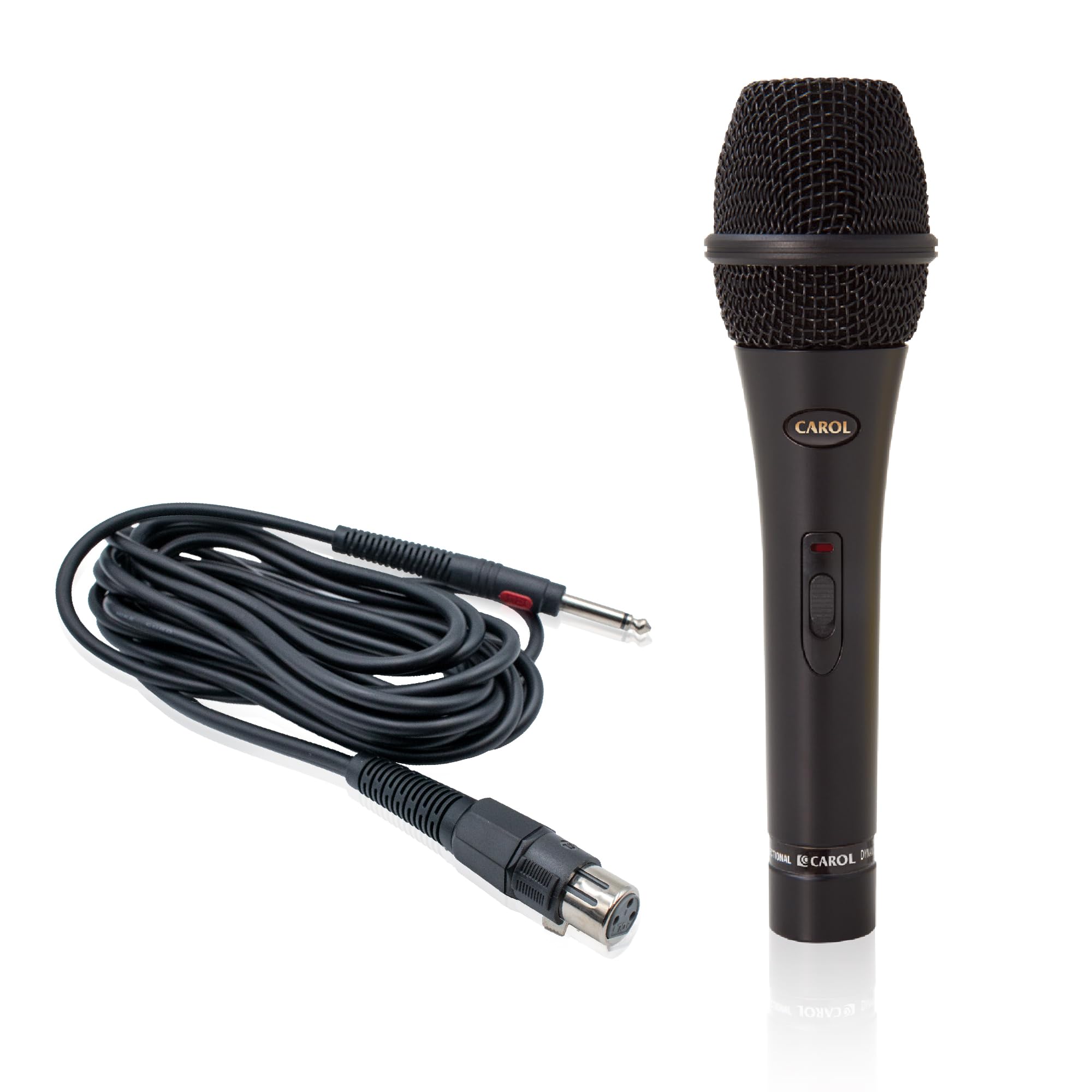 CAROL GS-67 Dynamic Vocal Microphone Supercardioid Handheld Mic, with Shock Absorber Effect for Presentation and Home Entertainm
