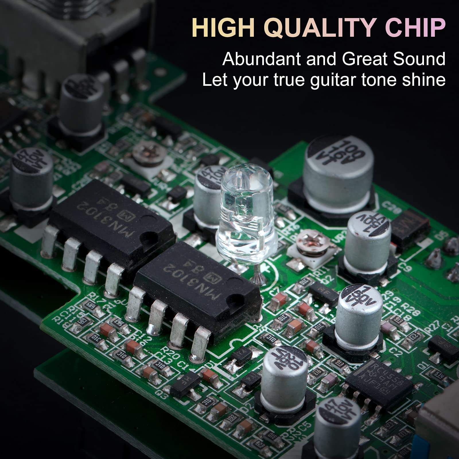 Kmise Roll Boost Electric Guitar Effects Pedal Mini Single Type DC 9V True Bypass