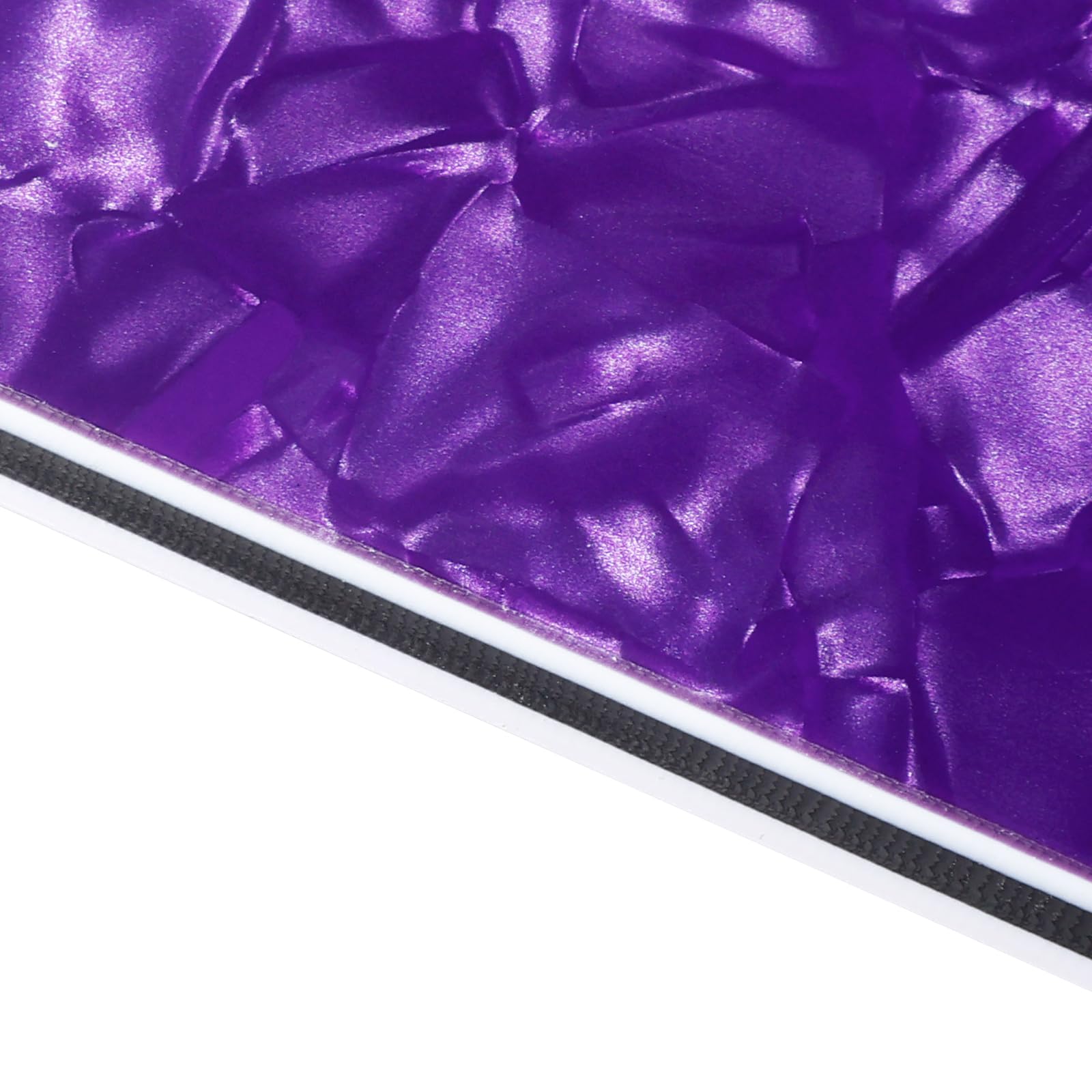 Banworks Electric Guitar 4 Ply Backplate 6-Hole Trem Tremolo Cover for USA/Mexican Fender Standard Strat ST JT/HGB-01 Purple Pea