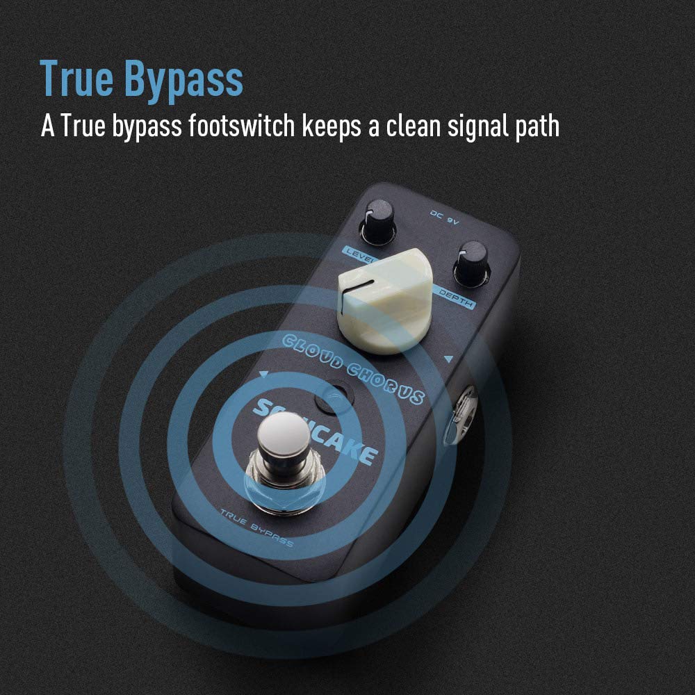 SONICAKE Chorus Pedal Chorus Guitar Pedal Guitar Effects Pedal Classic BBD Analog True Bypass