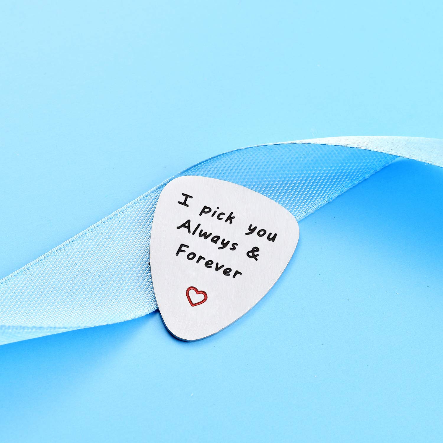 Husband Boyfriend Gifts - Guitar Picks Gifts for For Guitarist Musician, Valentine's Day Gift for Him, Wedding Gift for Men (Sty