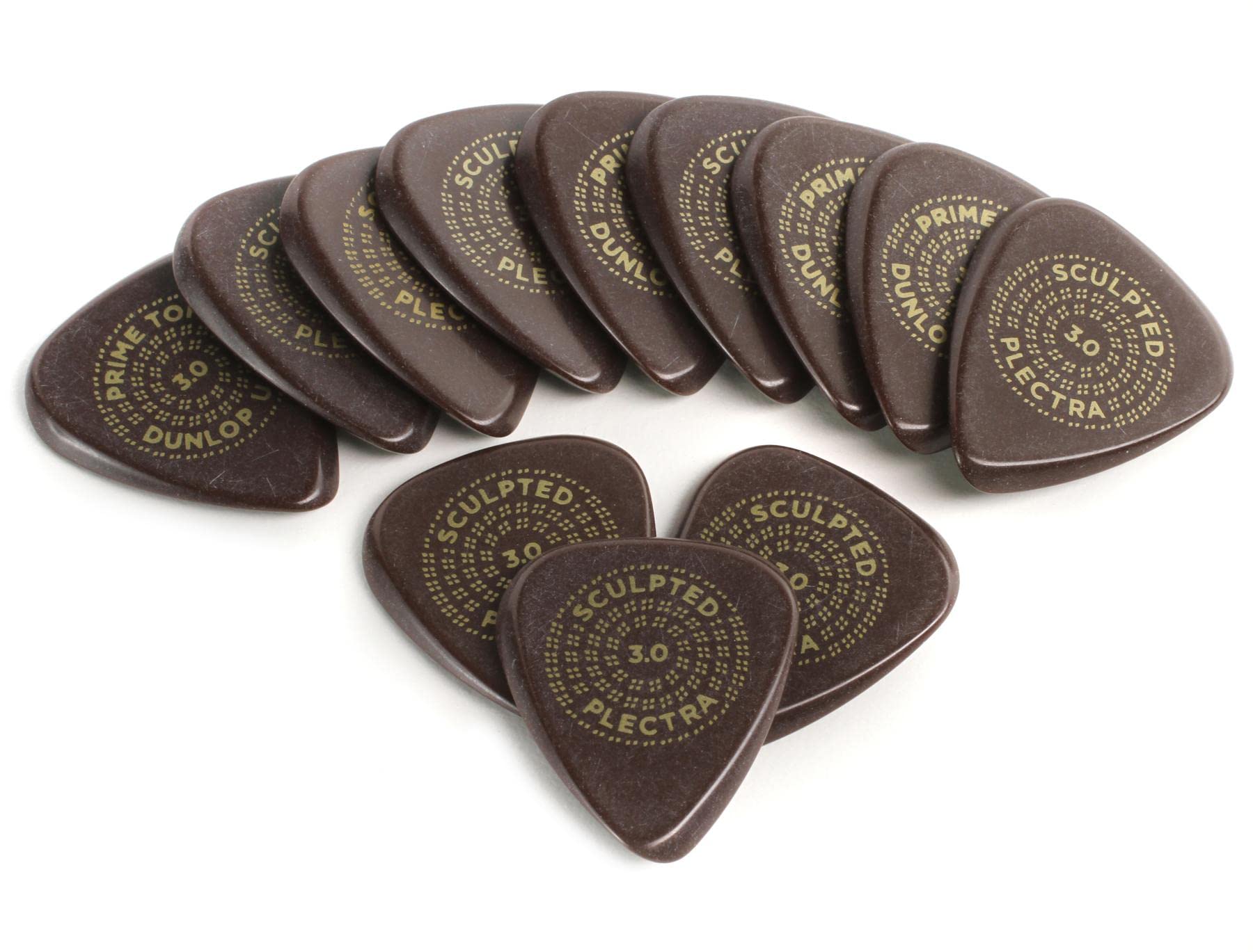 Jim Dunlop Dunlop Primetone Standard 3.0Mm Sculpted Plectra-12 Pack (511R3.0)