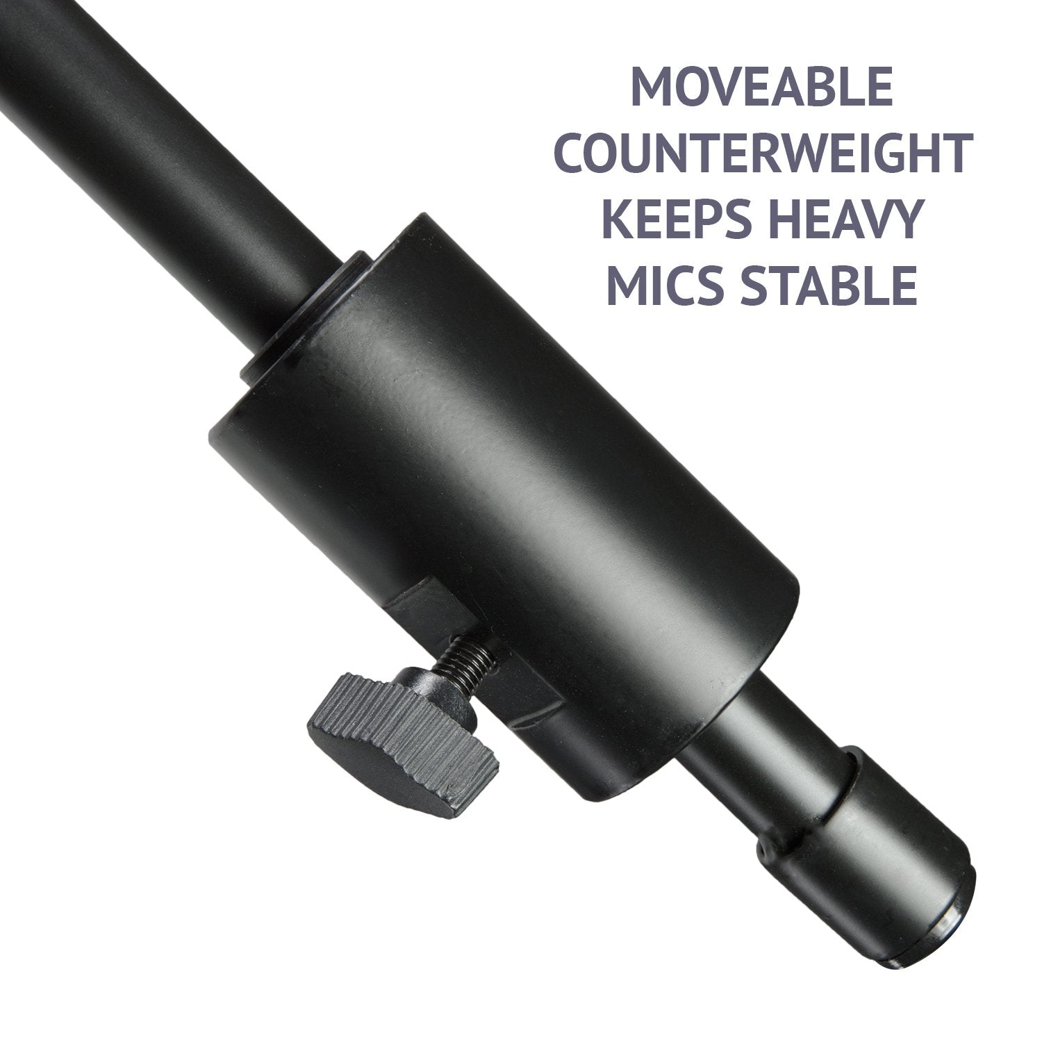 LyxPro SMT-1 Professional Microphone Stand Heavy Duty 93    Studio Overhead Boom Stand 76    Extra Long Telescoping Arm Mount, F