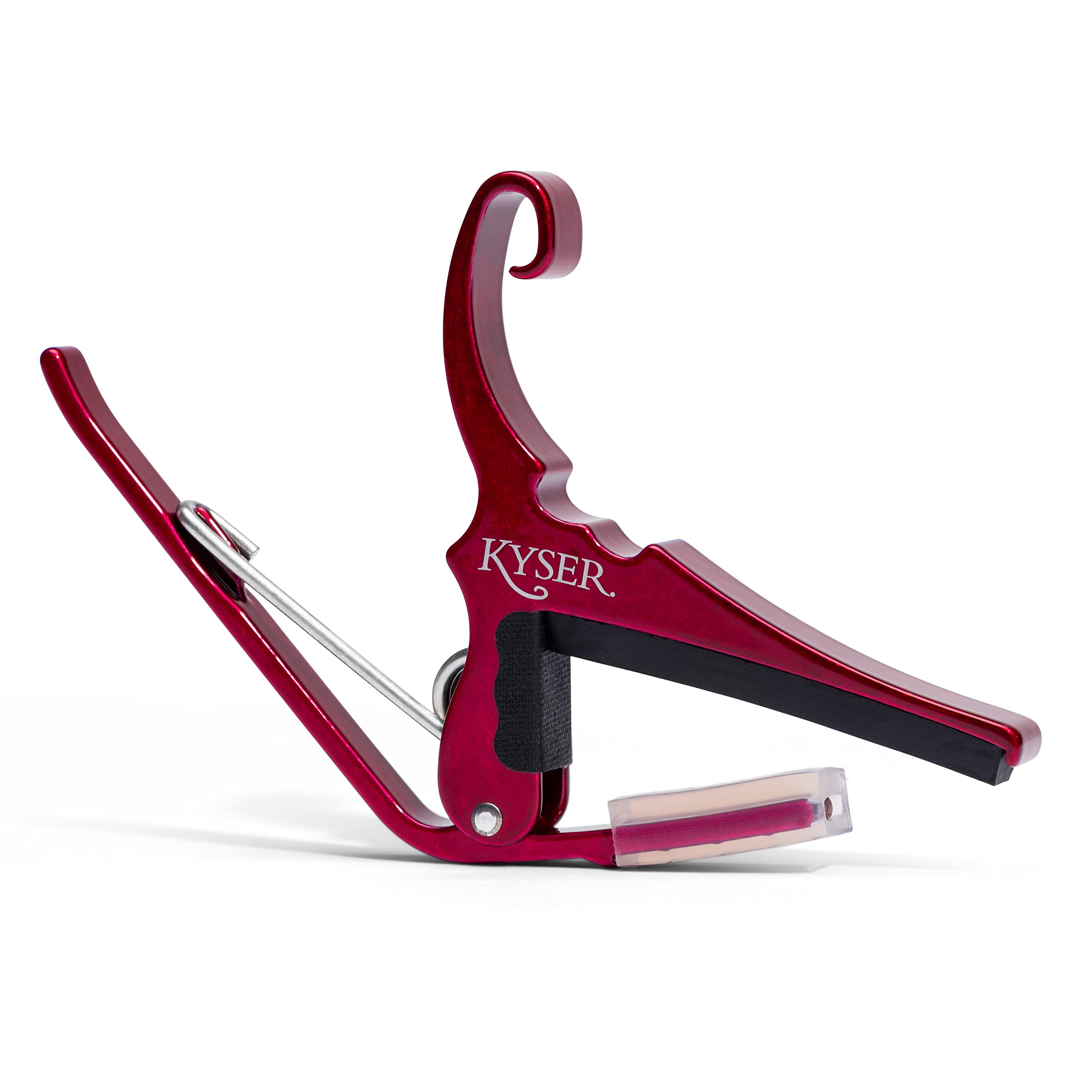Kyser Quick-Change Guitar Capo For 6-String Acoustic Guitars, Ruby Red, Kg6Ra
