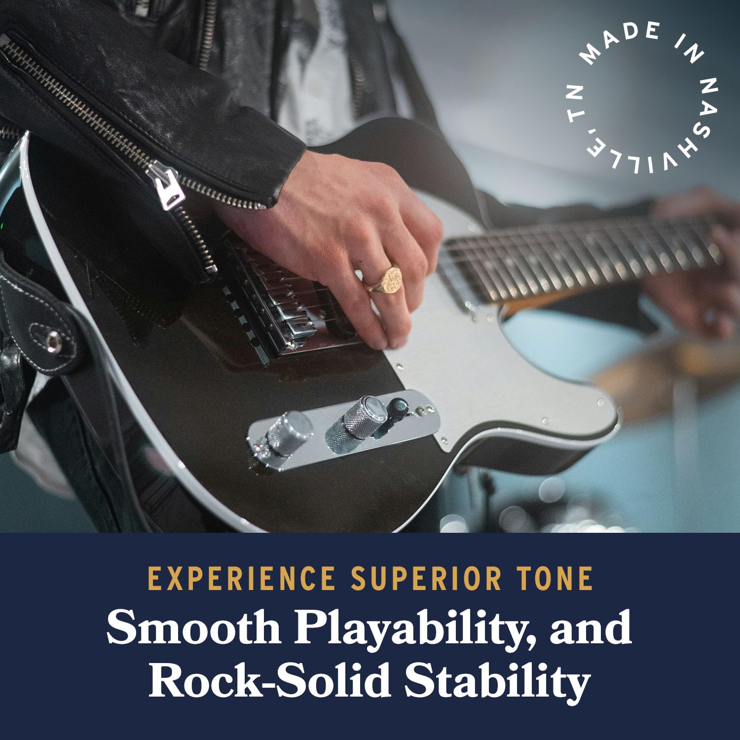 Stringjoy HVY117, 7 String Signatures Electric Guitar Strings, 11-70 Heavy Bottom Medium Gauge, 7-String Nickel, Electric Guitar