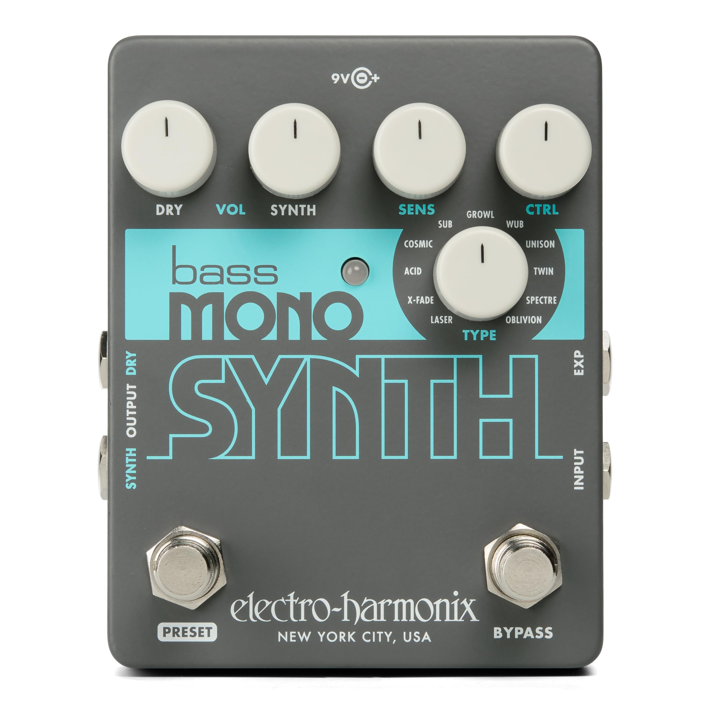 Electro-Harmonix Bass Mono Synth Bass Synthesizer Pedal