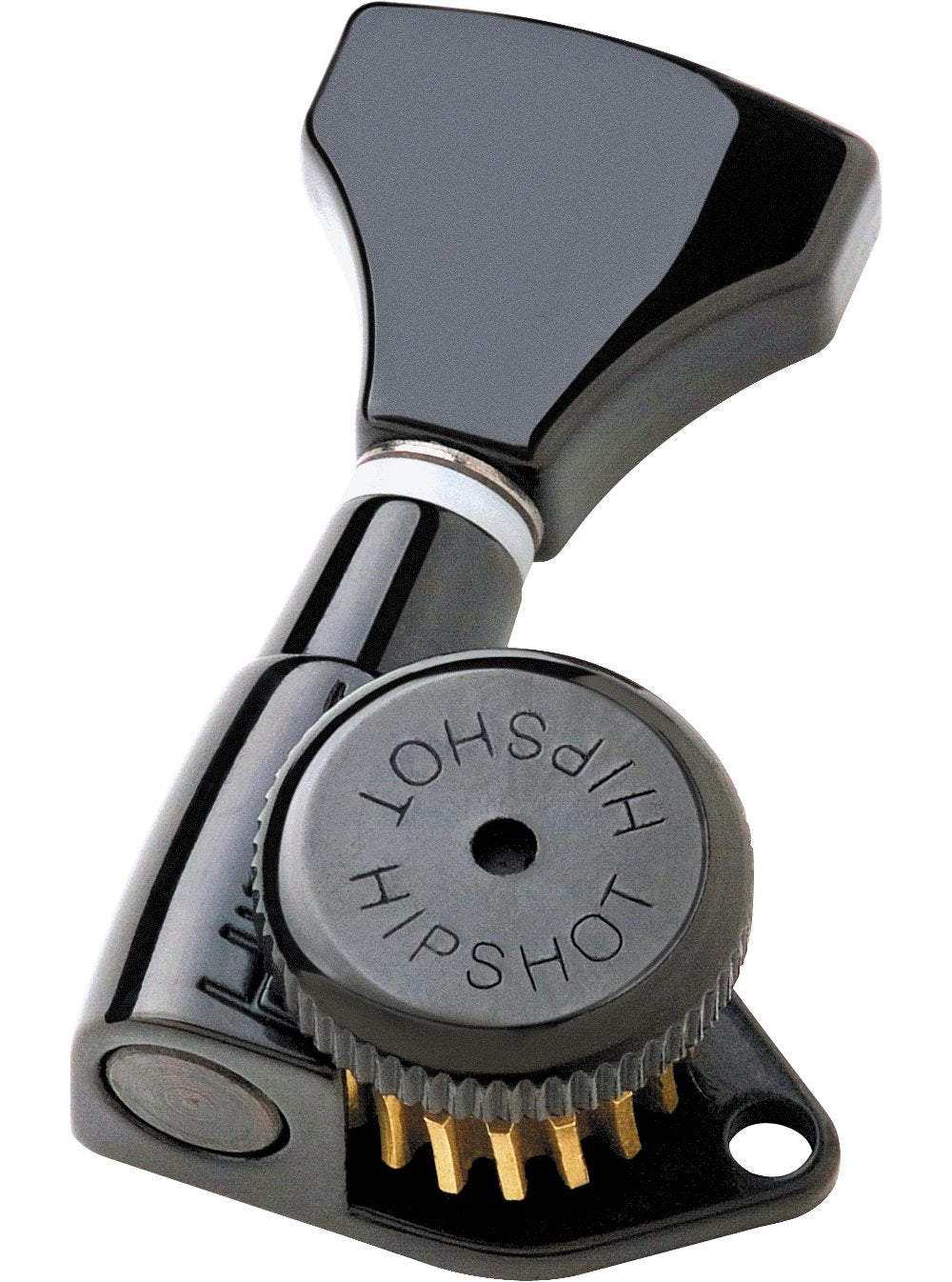 Hipshot 6Glo Grip-Lock Locking Guitar Tuning Machines 3+3 Black