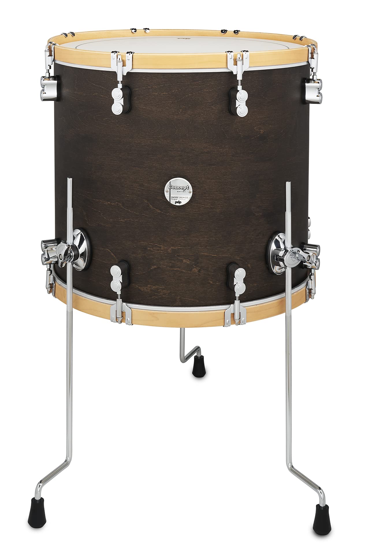 PDP Concept Classic Floor Tom, 16x18, Walnut/Natural Hoops