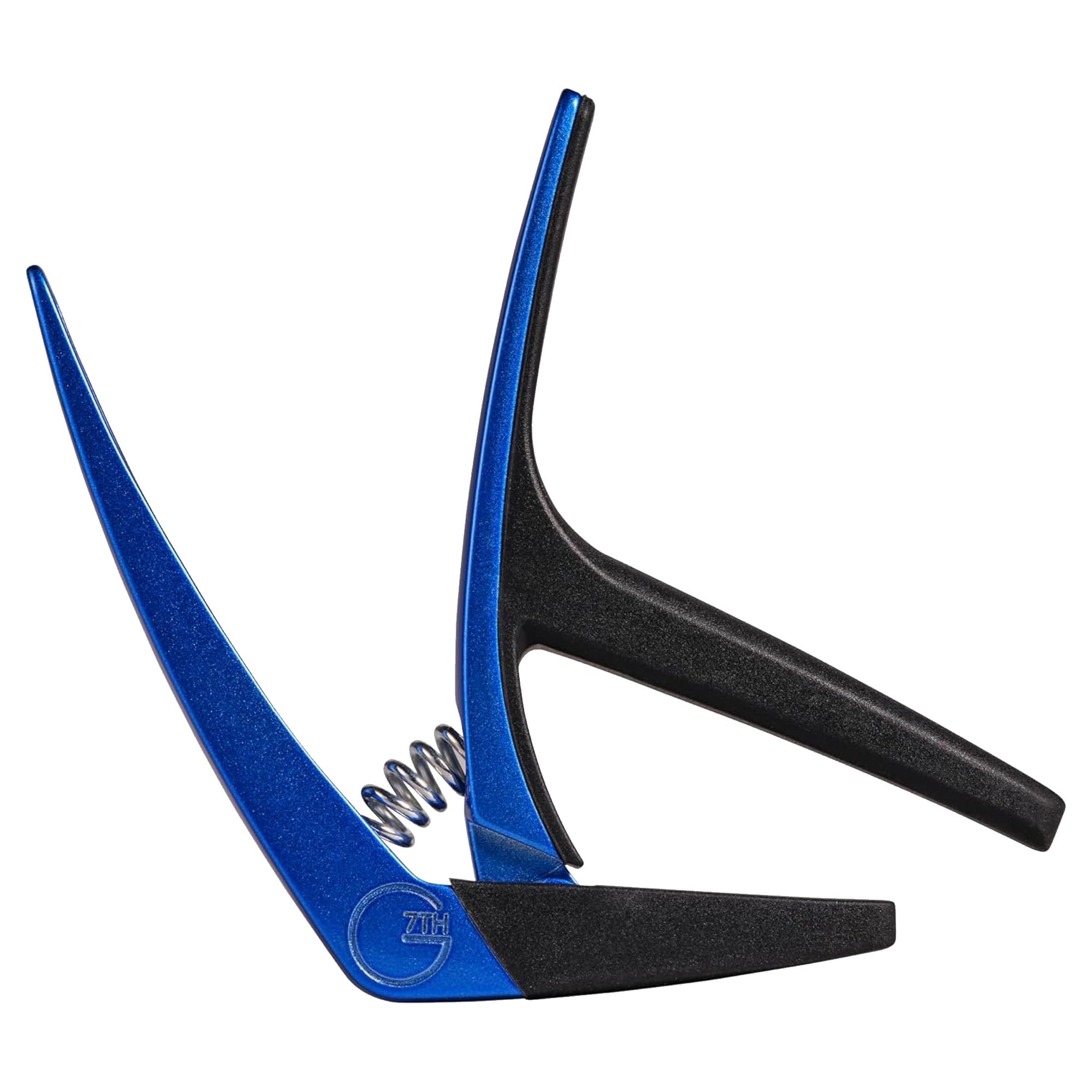 G7th Nashville 6 String Blue Guitar Capo - Lightweight and Low Profile with Protective Silicone Pads - The Perfect Capo for Acou