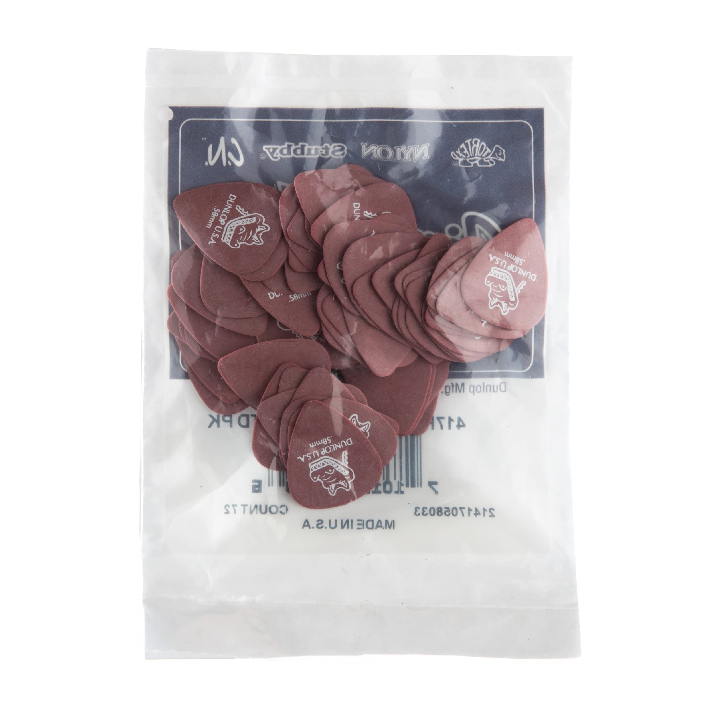 Dunlop 417R.58 Gator Grip, Red, .58mm, 72/Bag