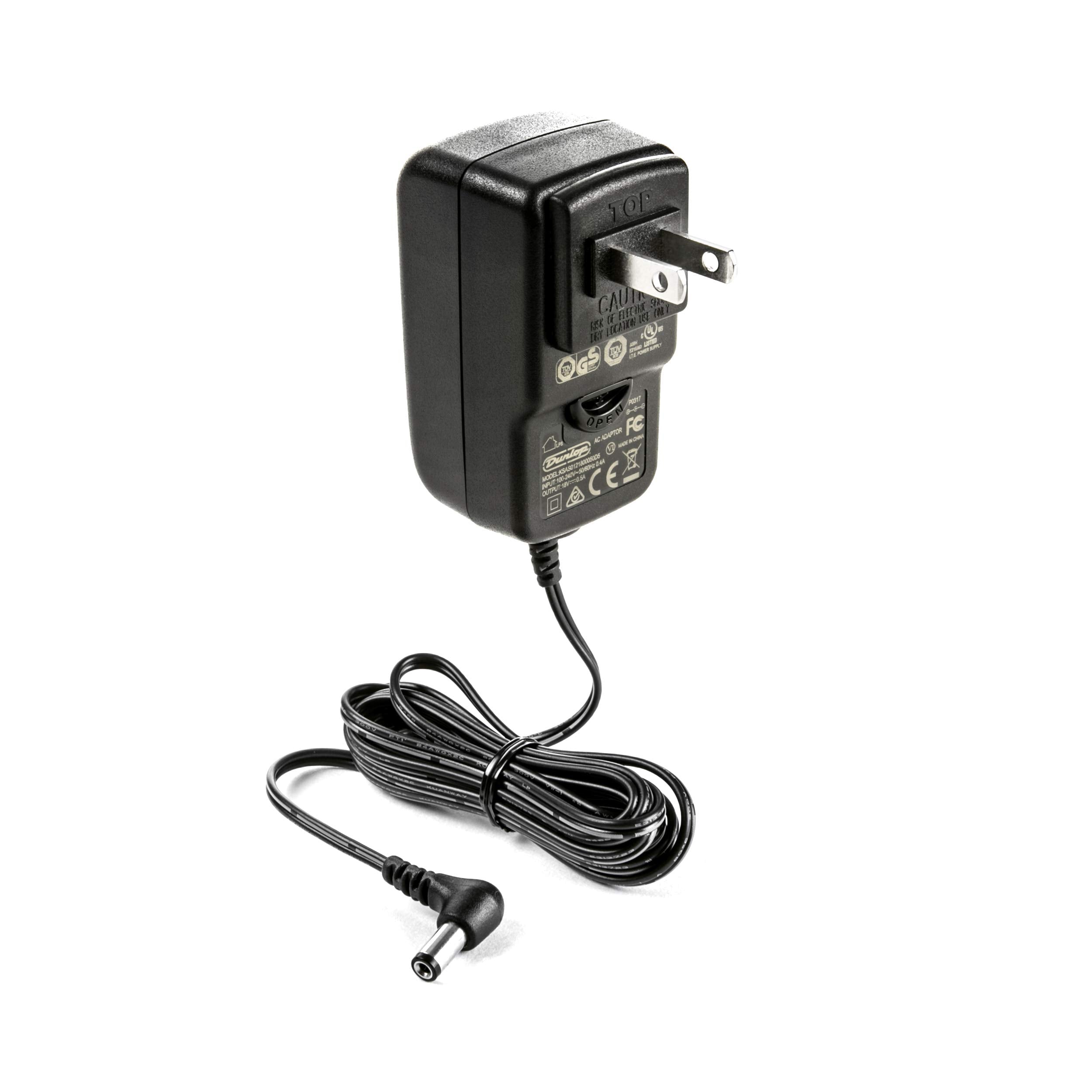 Dunlop ECB004 US AC Adapter 18V (+) Barrel , Black