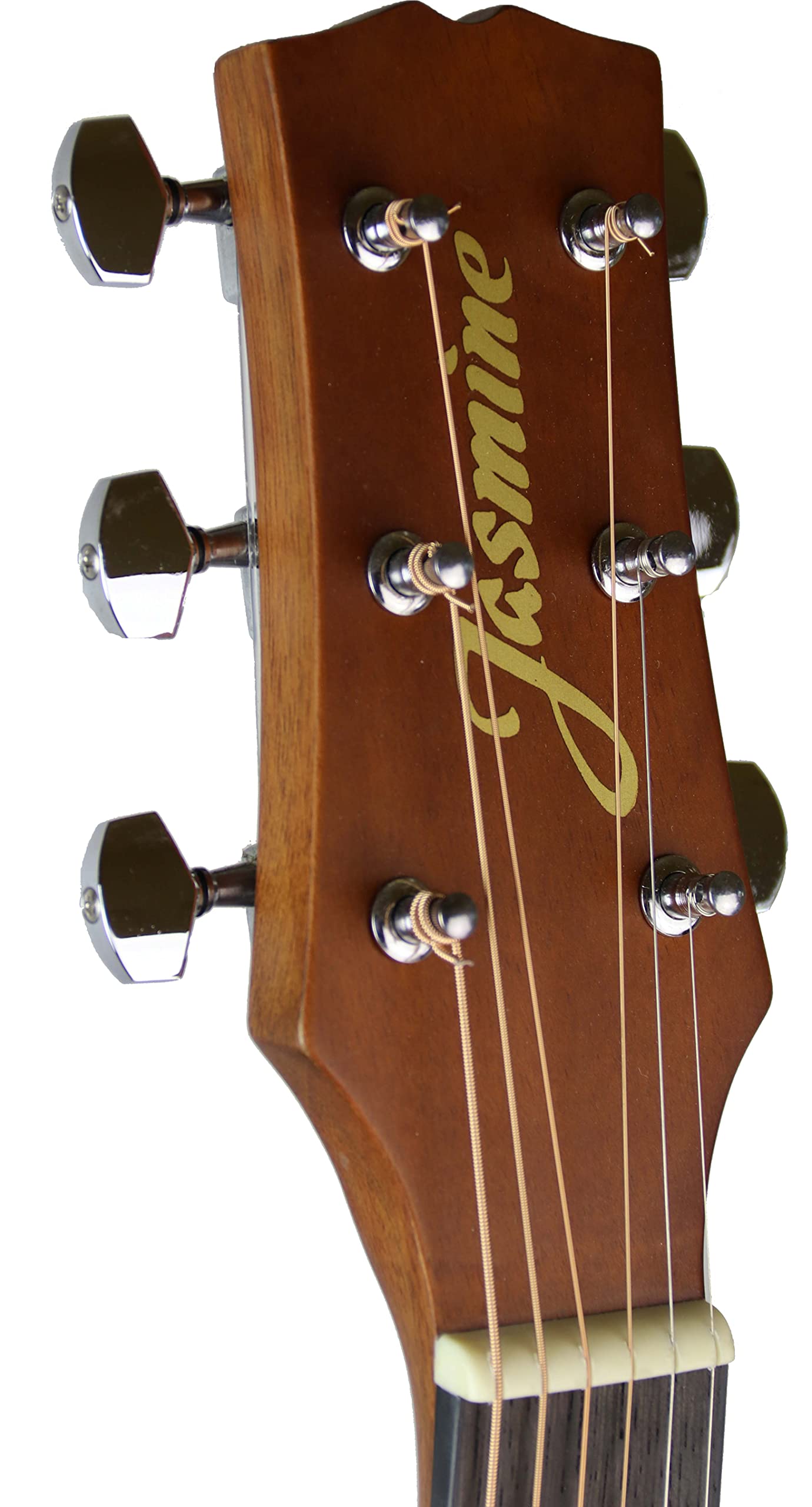 Jasmine S35 Acoustic Guitar - Matte Sunburst Bundle with Gig Bag, Strings, Tuner, Strap, Picks, Instructional Book, DVD, and Aus