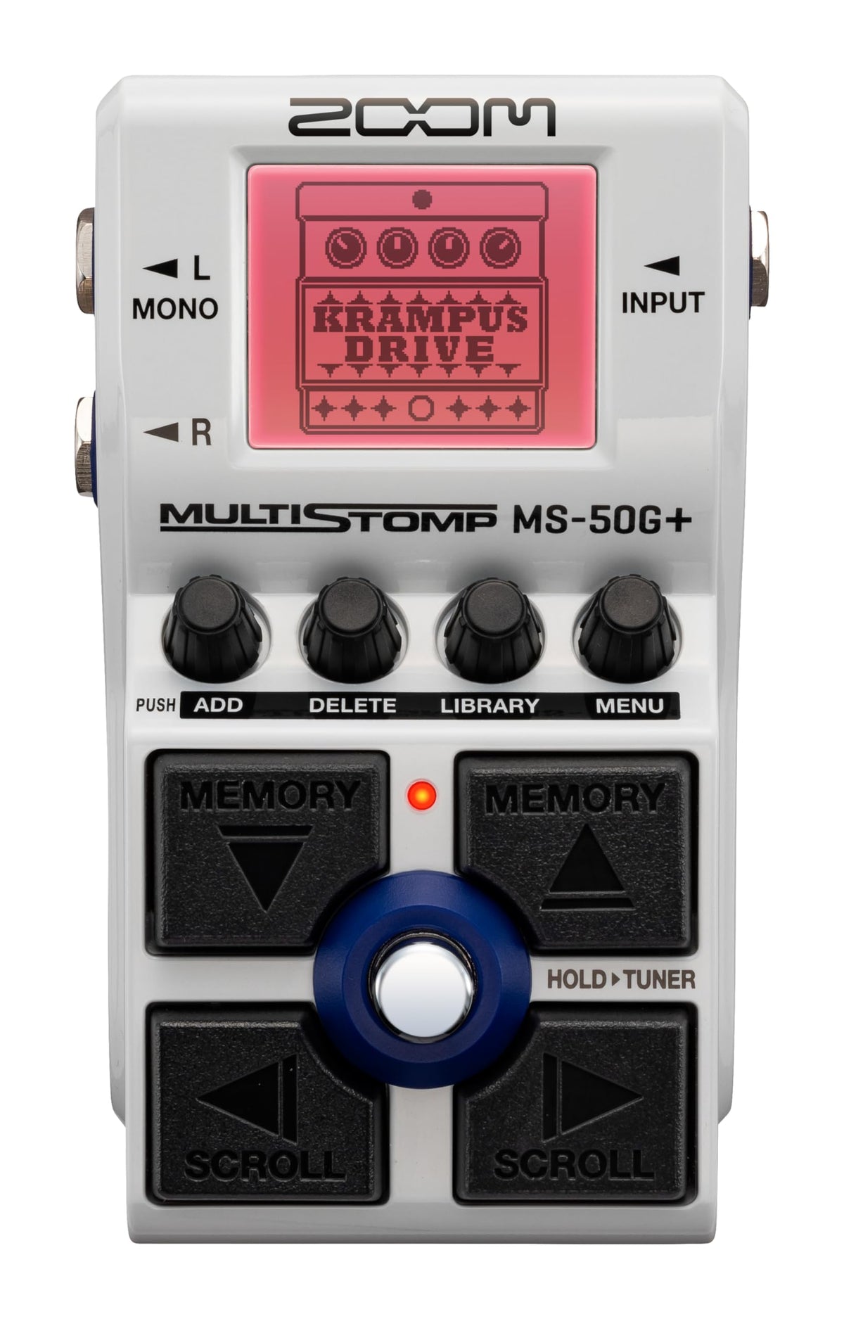 Zoom Ms-50G+ Multistomp Guitar Effects Pedal, Single Stompbox, 100 Effects, Stereo Outputs, Tuner, Featuring Drives, Modulations