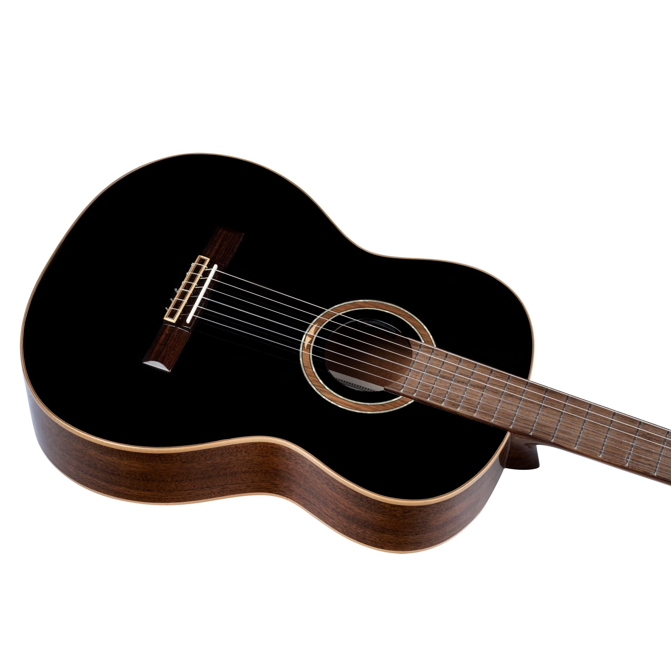 Performer Series Solid Top Slim Neck Acoustic-Electric Nylon Classical Guitar with Bag