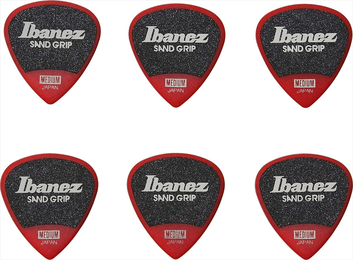 Ibanez Grip Wizard Series Sand Grip Pick Pa16Msg-Rd Red With Anti-Slip Material