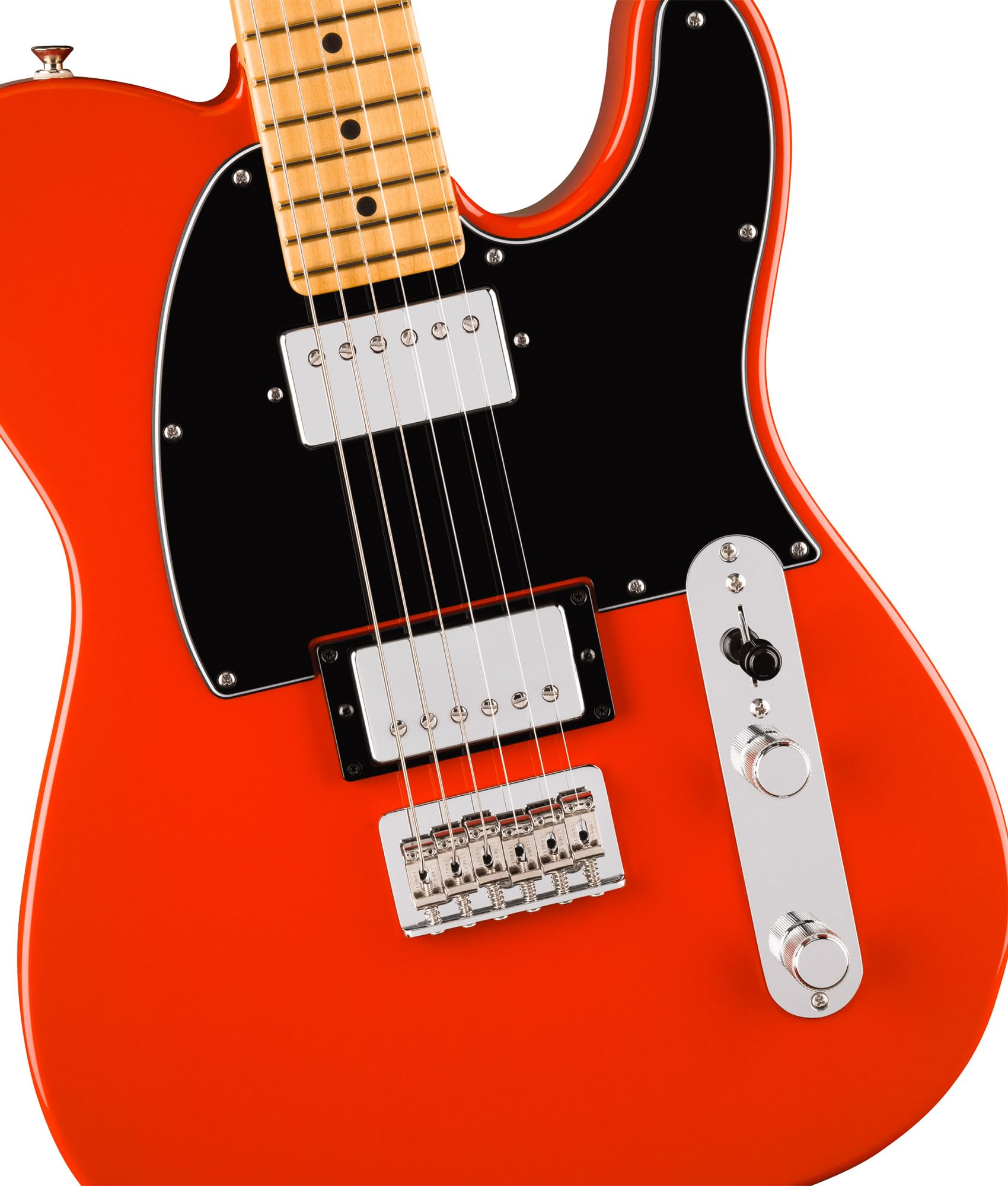 Fender Player II Telecaster HH - Coral Red Bundle with Gig Bag, Strap, Cable, 3-Pack Picks and Guitar Cleaning Kit