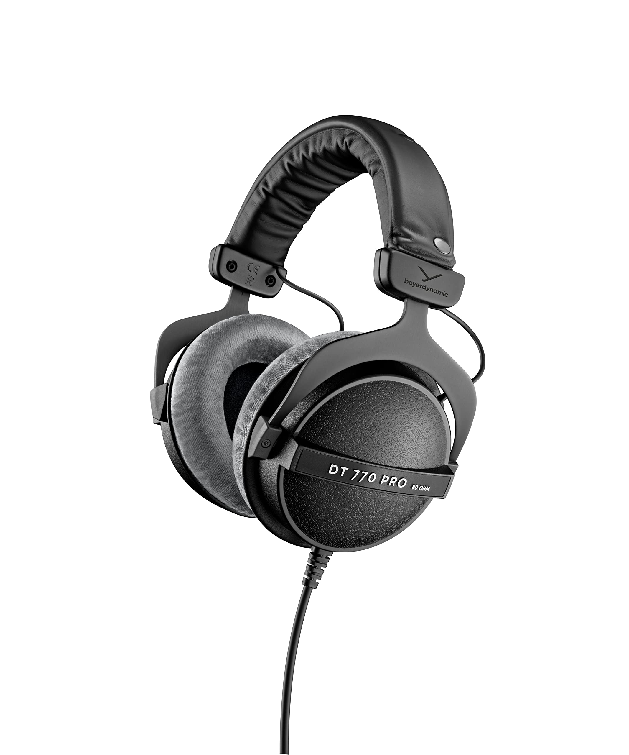 Beyerdynamic Dt 770 Pro 80 Ohm Over-Ear Studio Headphones In Gray Enclosed Design, Wired For Professional Recording And Monitori