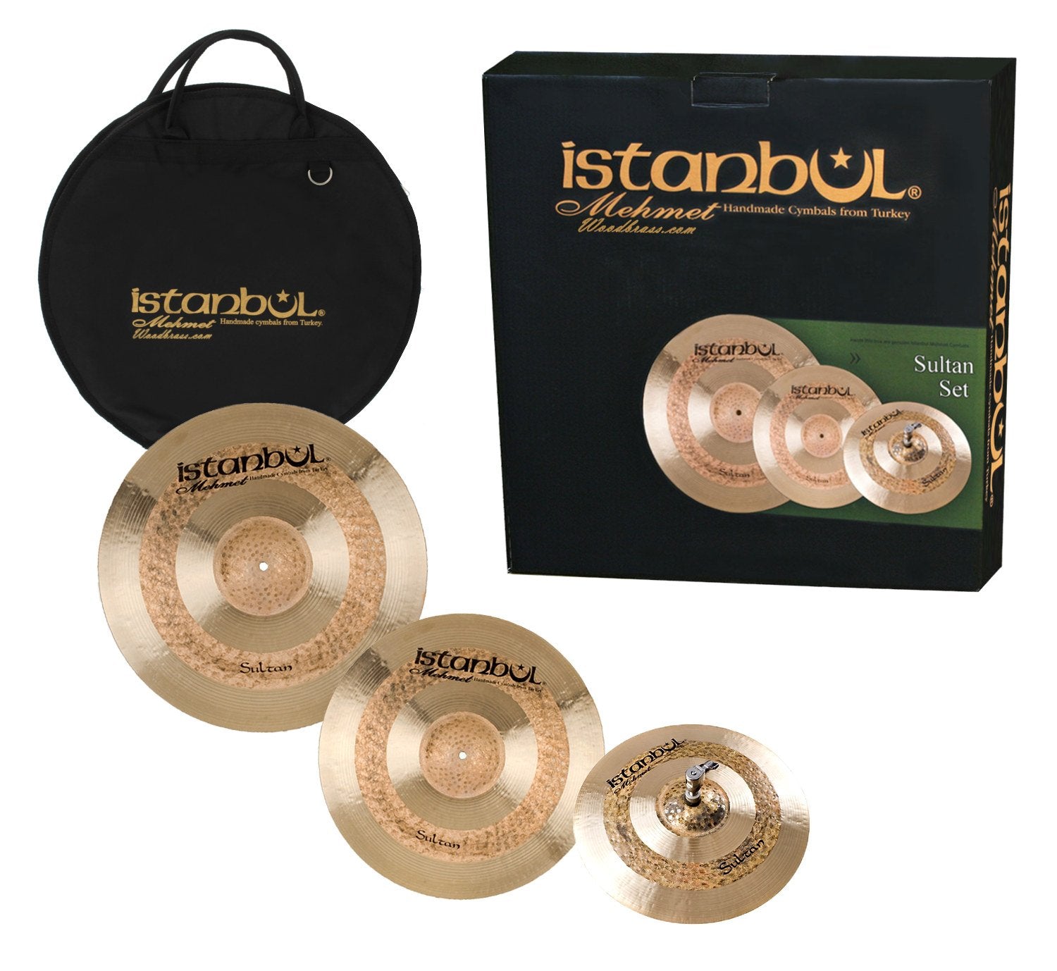 Istanbul JF-SU-SET-KIT-1 Mehmet Cymbals Sultan Set HHS14, CMS16, RMS20