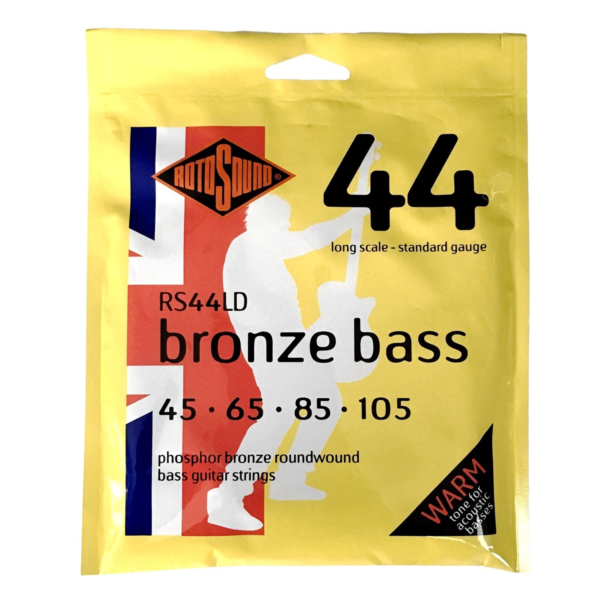 Rotosound RS44LD Phosphor Bronze Bass Guitar Strings (45 65 85 105)