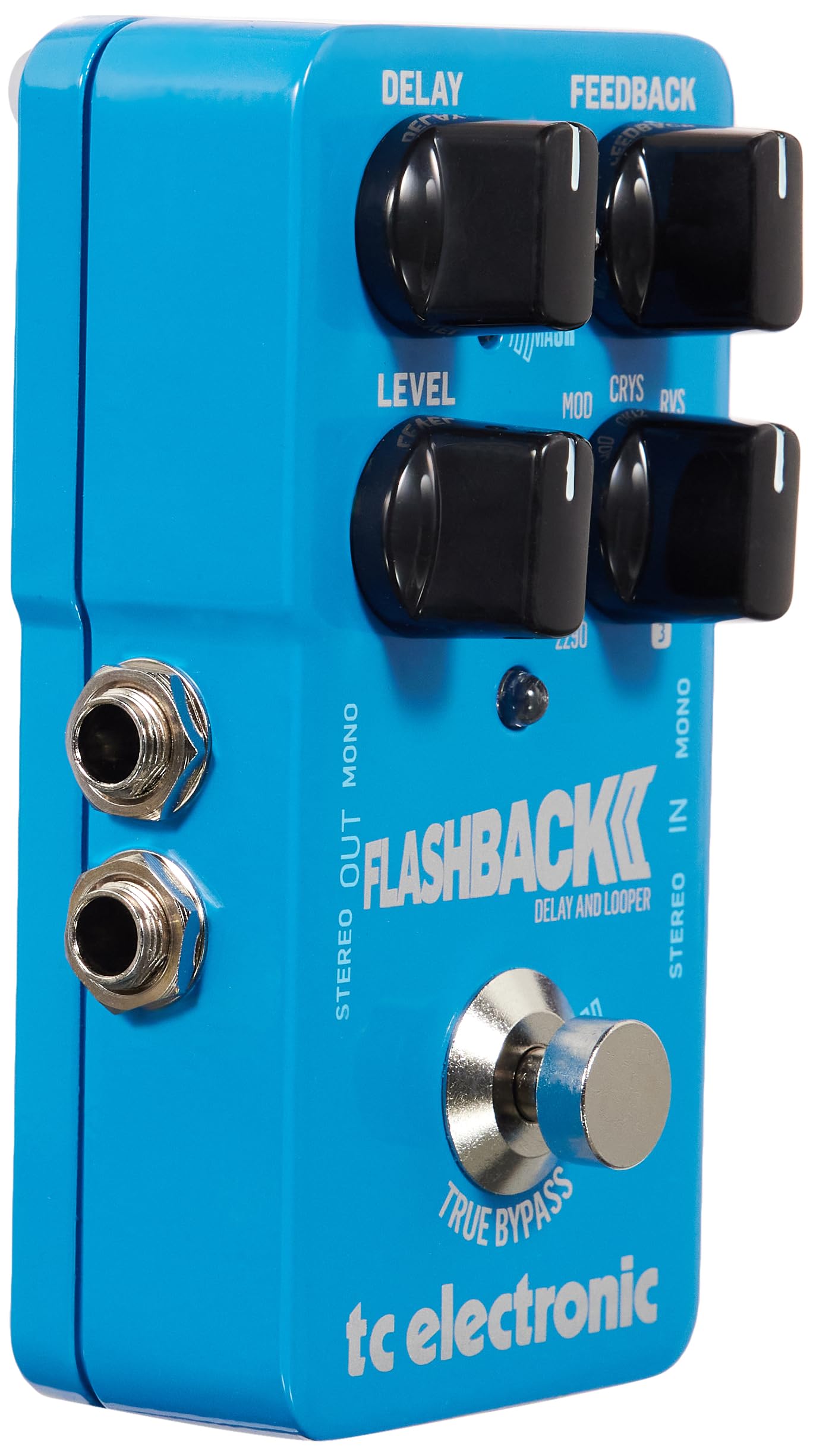 TC Electronic FLASHBACK 2 DELAY Legendary Delay Pedal with Groundbreaking MASH Footswitch, Crystal Delay Effect and Built-In Ton