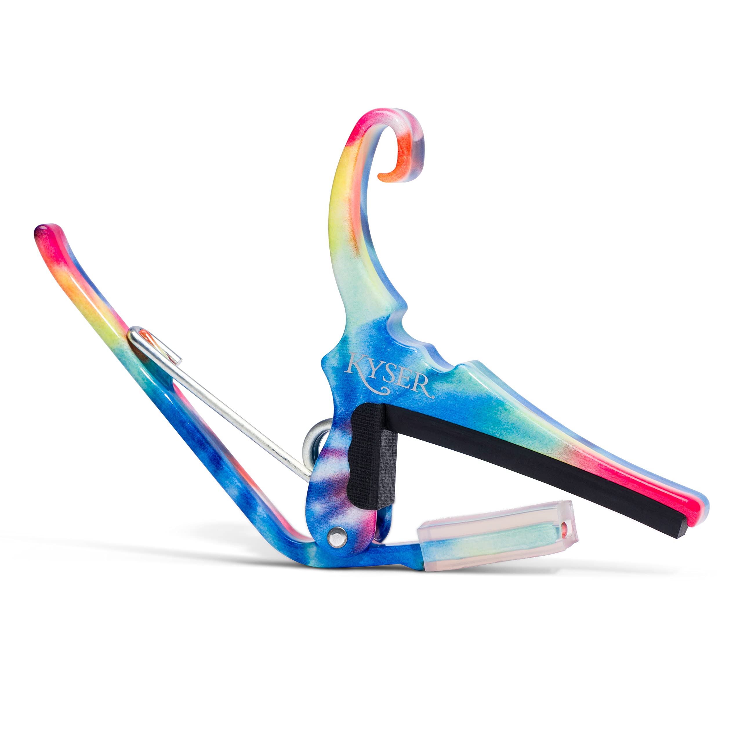 Kyser Quick-Change Guitar Capo For 6-String Acoustic Guitars, Tie-Dye, Kg6Tda