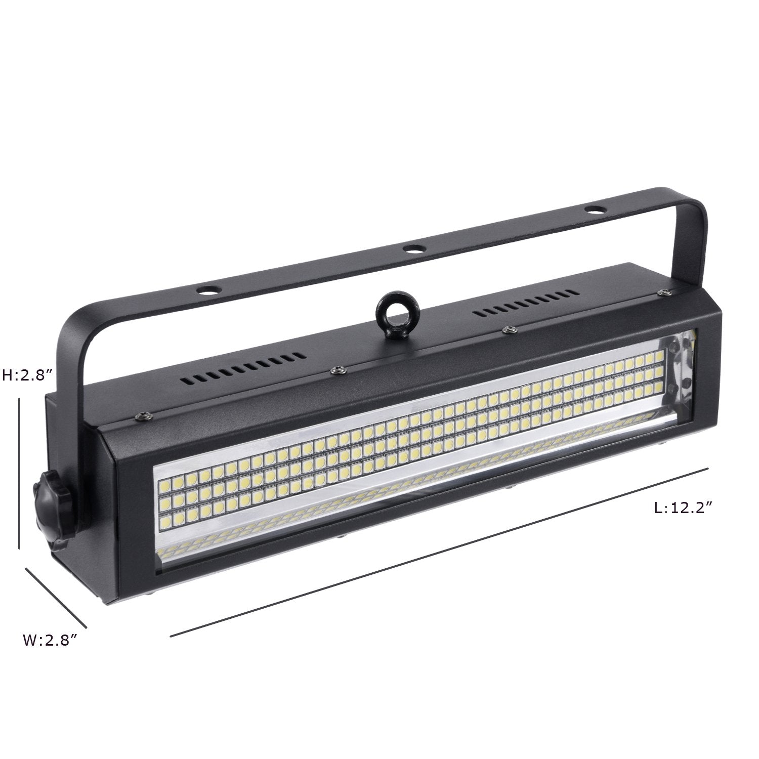 MFL. S100 132-LED Strobe Lights White bright Stage Lighting Strobe Blinder and Wash Light DJ Disco Lights Sound Activated Modes