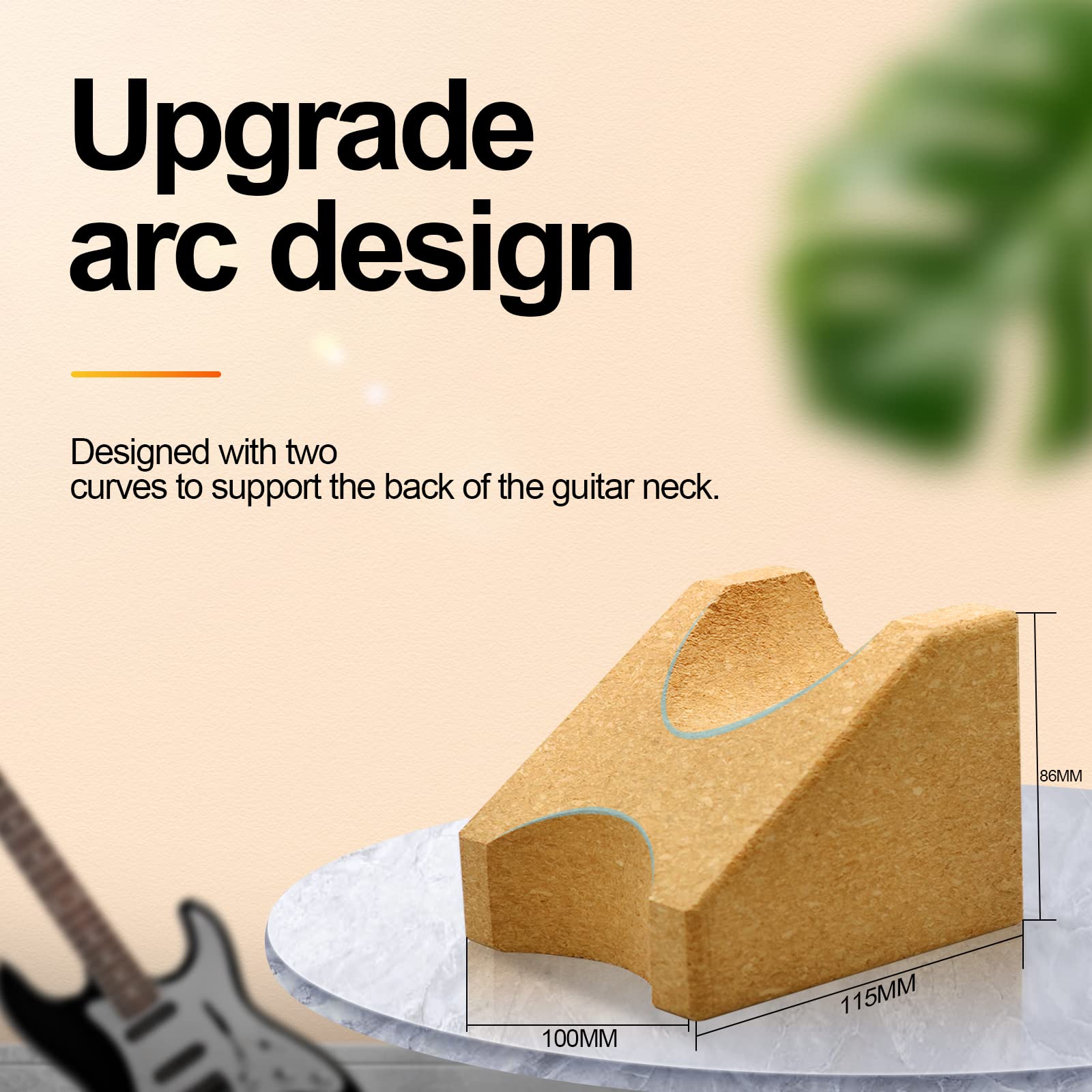 MAXCHEER Guitar Neck Rest,Guitar Neck Cradle Support Pillow String Instrument Luthier Tool,Guitar Accessories Tool Kit for Repai