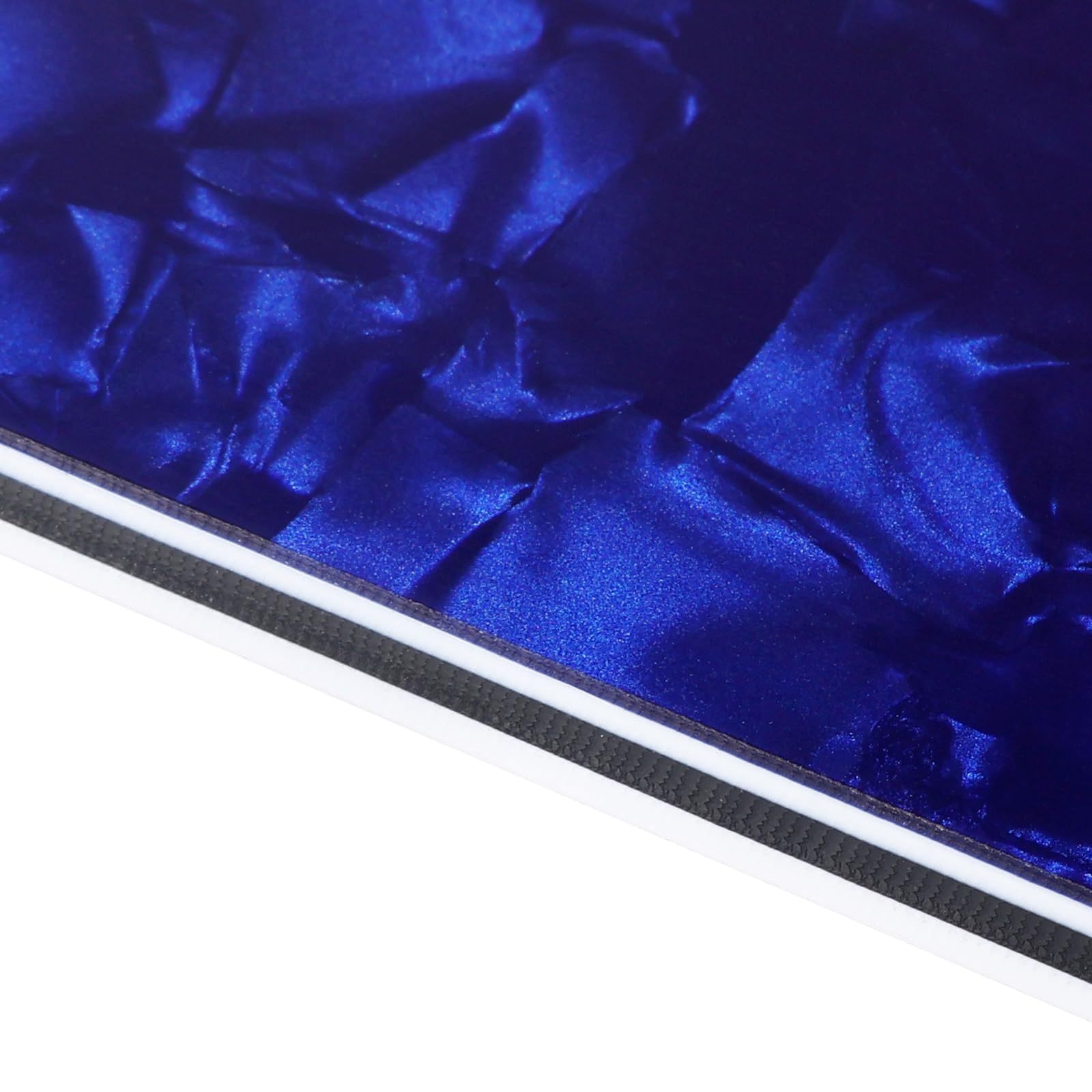 Banworks Electric Guitar 4 Ply Backplate 6-Hole Trem Tremolo Cover for USA/Mexican Fender Standard Strat ST JT/HGB-01 Blue Pearl