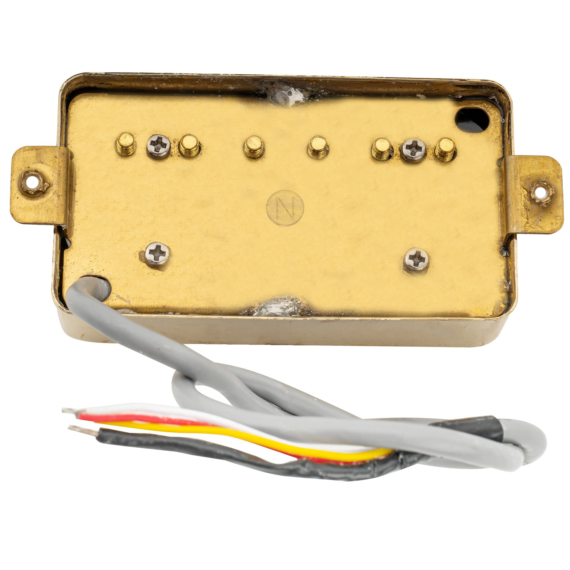 Wilkinson Vintage Alnico 5 Neck Humbucker Pickup for Epiphone USA Les Paul SG Style Electric Guitar, Gold
