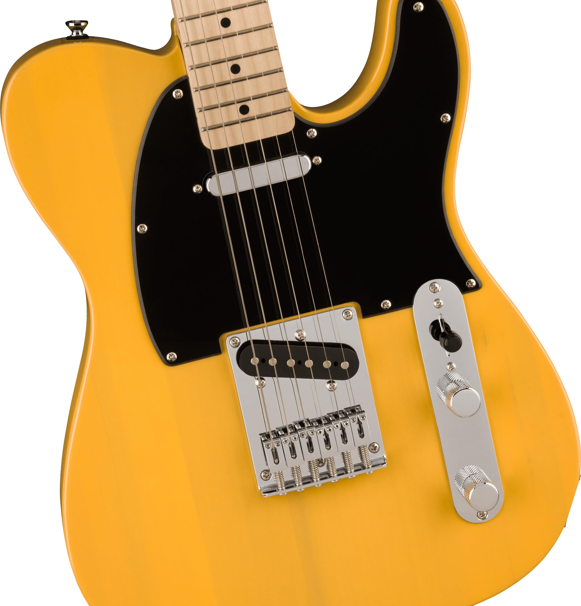 Squier Sonic Telecaster Electric Guitar, with 2-Year Warranty, Butterscotch Blonde, Maple Fingerboard