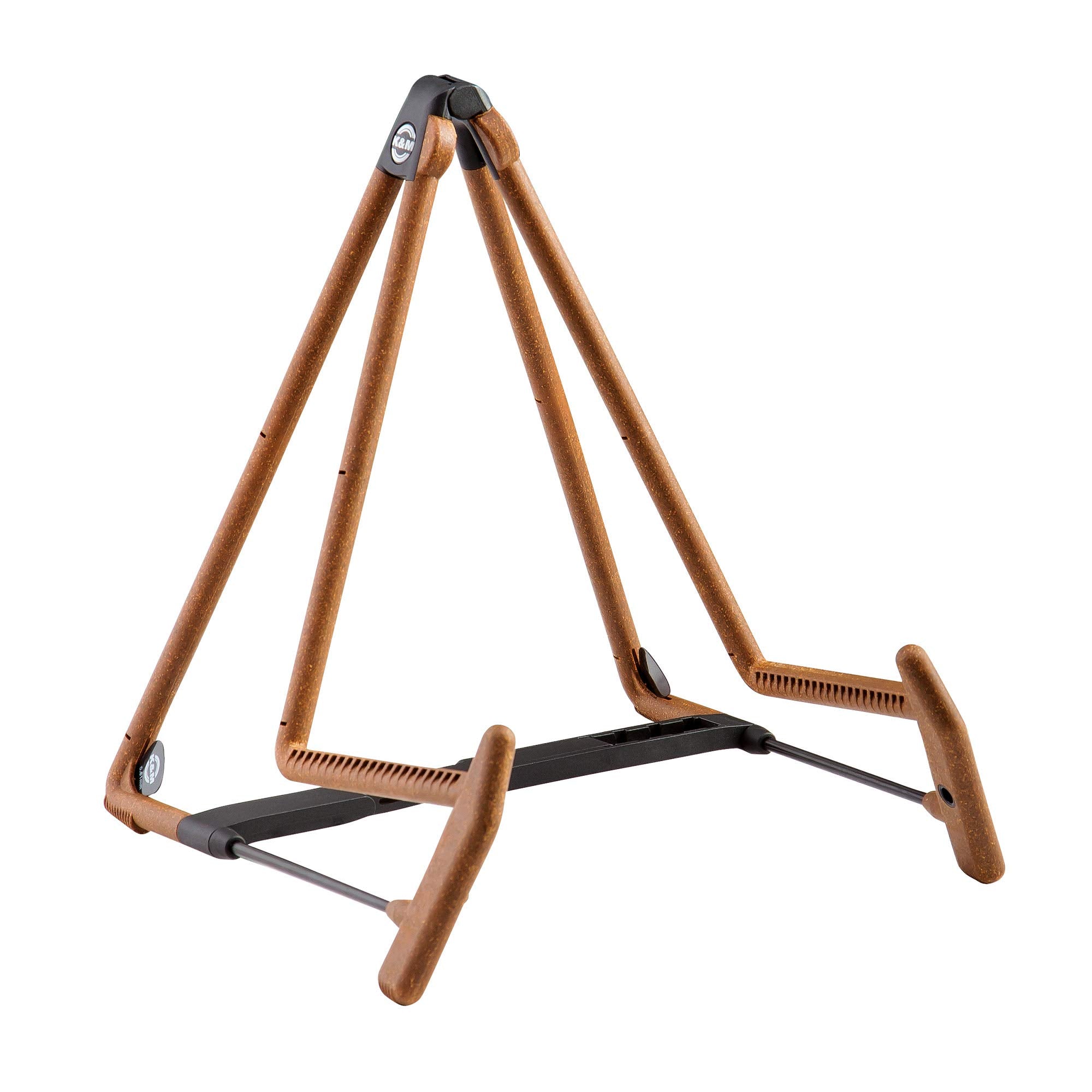 K&M Knig & Meyer 17580.014.95 Heli 2 Acoustic Guitar Stand | Folding A-Frame For Acoustic Guitars | Adjustable & Collapsible | S