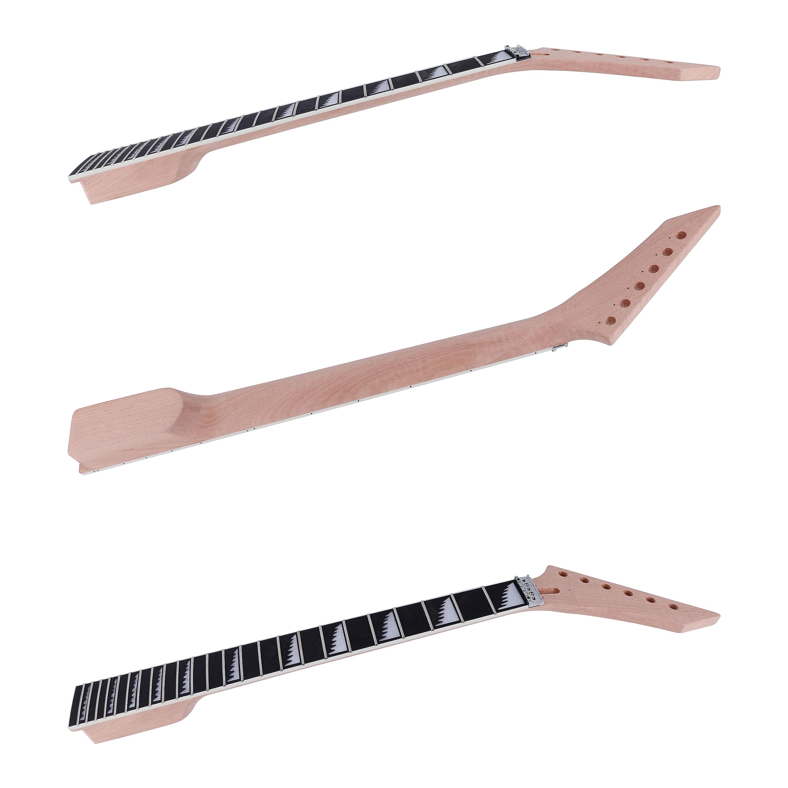 Leo Jaymz DIY TL Semi-Hollow Style Electric Guitar Kits with Mahogany Body and Maple Neck - Laurel Wood Fingerboard and All Comp