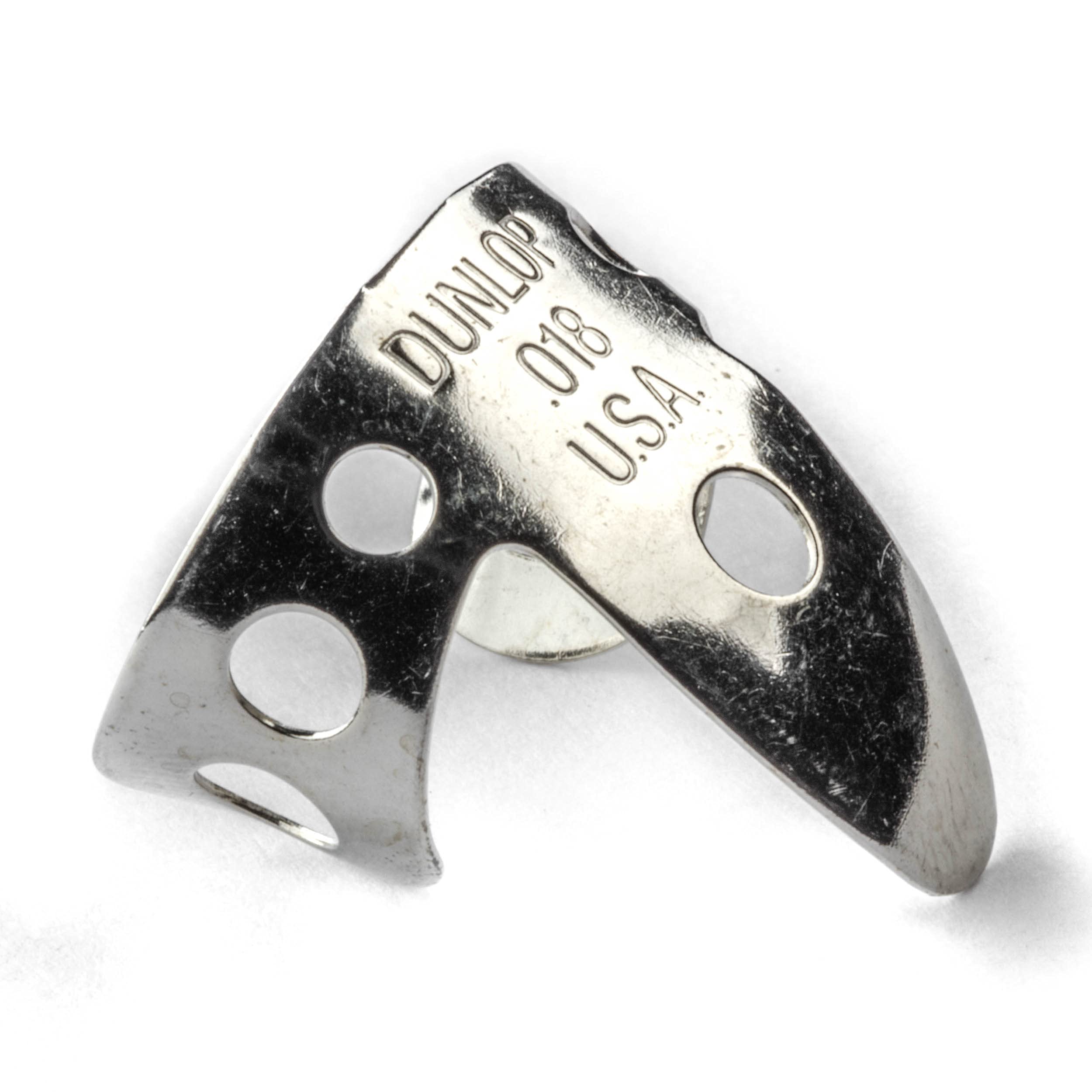 Jim Dunlop 33R18 .018 Inch Nickel Silver Finger and Thumbpicks, 20-Pack