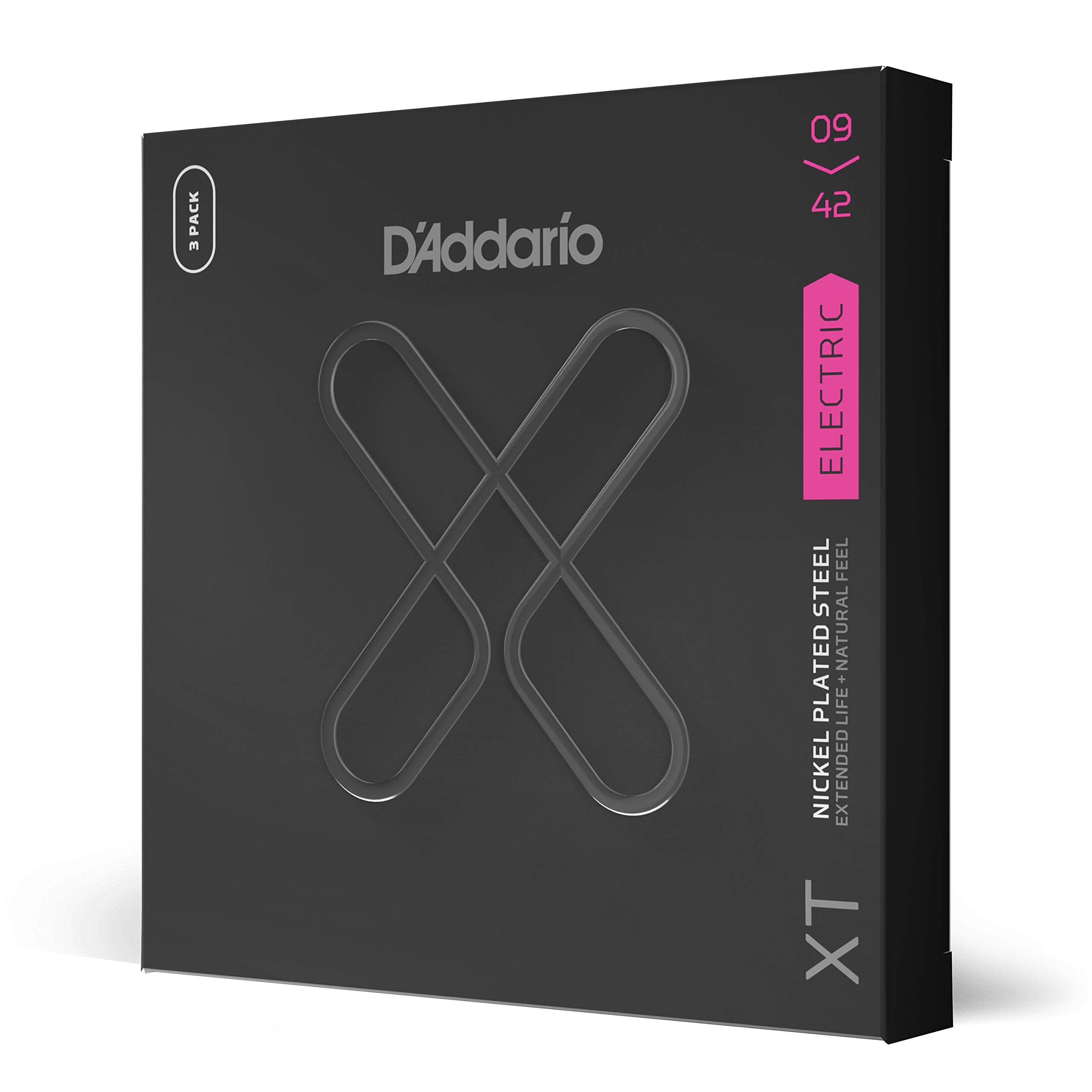 Daddario Guitar Strings - Xt Nickel Coated Electric Guitar Strings - Xte0942-3P - Extended String Life With Natural Tone & Feel